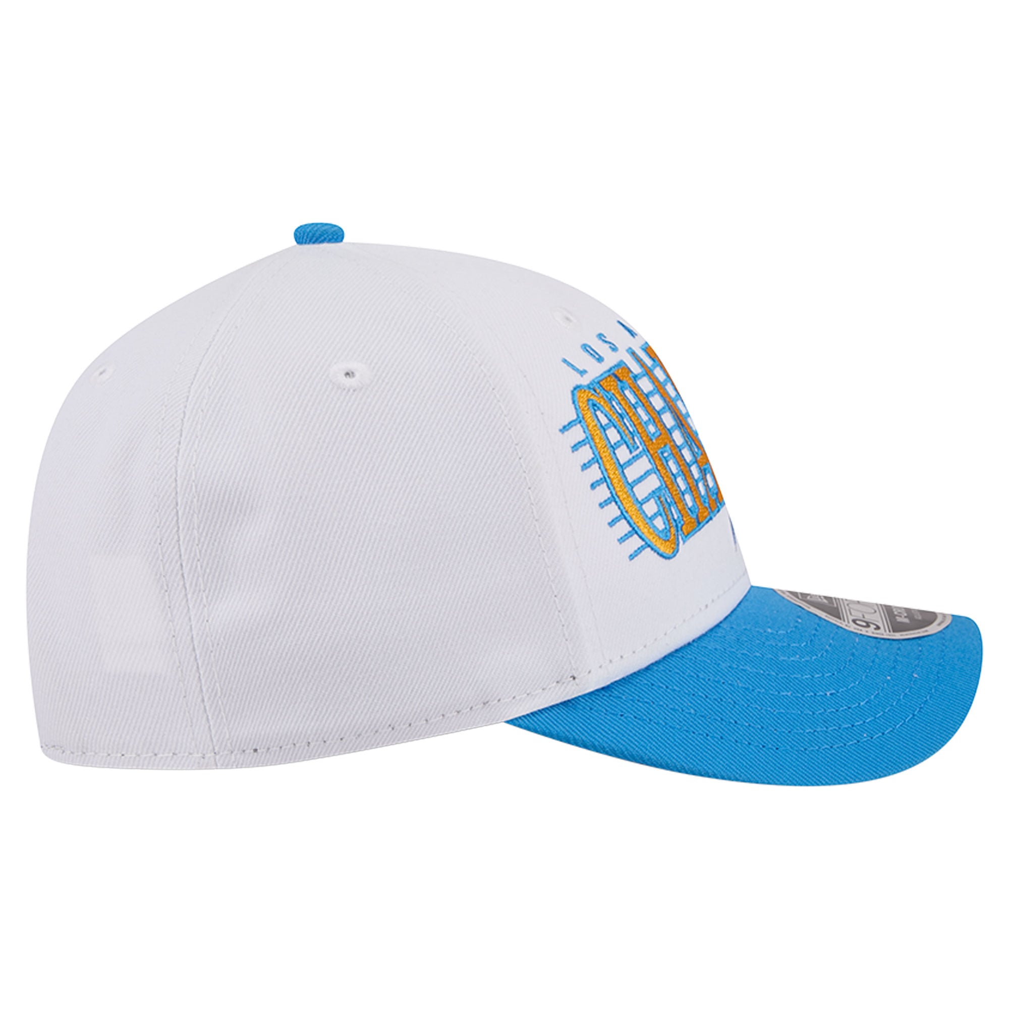 Men's New Era White/Powder Blue Los Angeles Chargers Loyal 9FORTY M-Crown Adjustable Hat