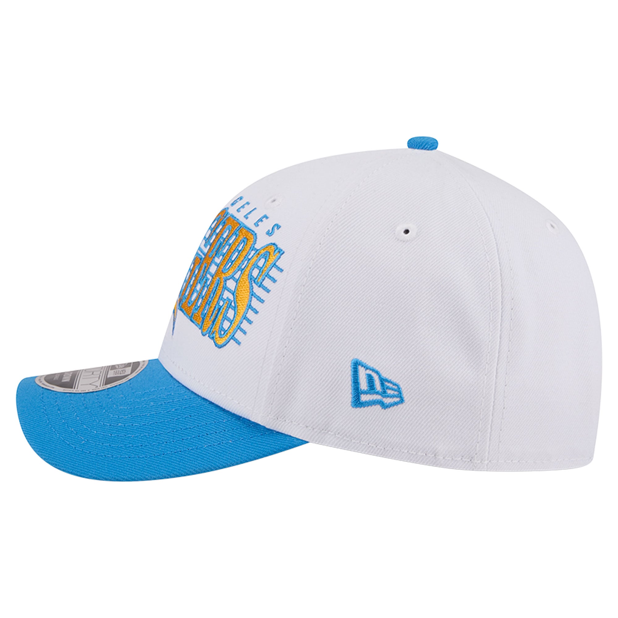 Men's New Era White/Powder Blue Los Angeles Chargers Loyal 9FORTY M-Crown Adjustable Hat