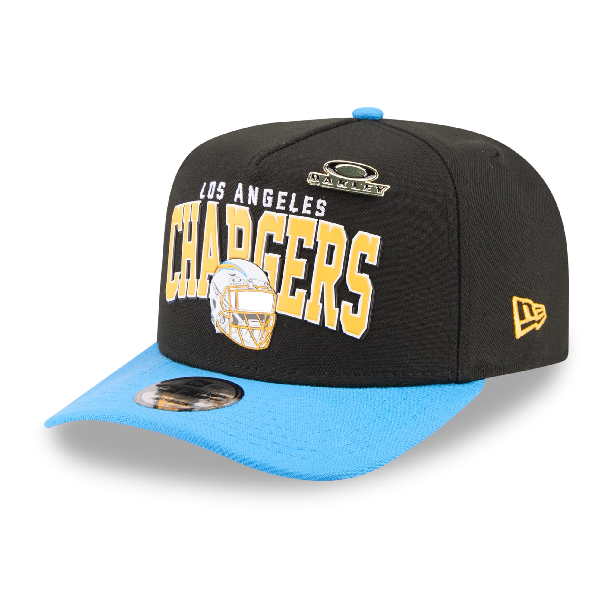 Casquette snapback New Era x Oakley noire Los Angeles Chargers 9FIFTY A-Frame pour homme