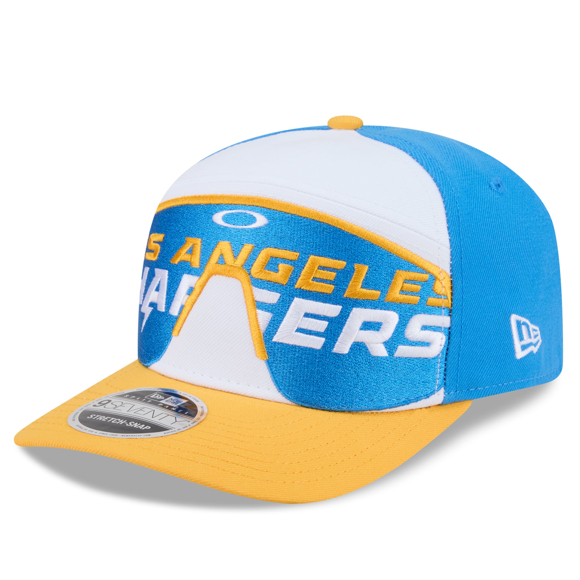 Casquette ajustable New Era x Oakley Powder Blue Los Angeles Chargers 9SEVENTY pour homme