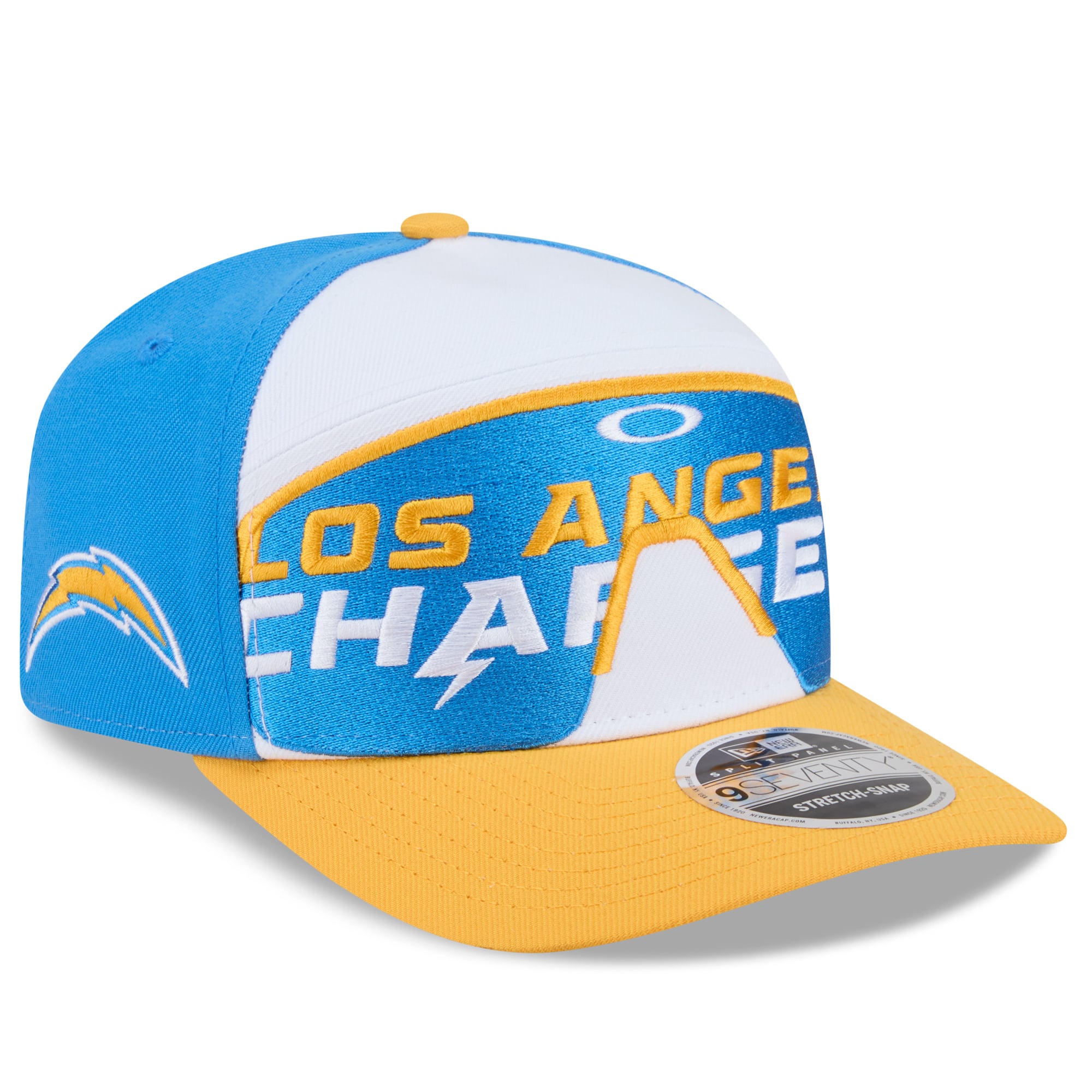 Casquette ajustable New Era x Oakley Powder Blue Los Angeles Chargers 9SEVENTY pour homme