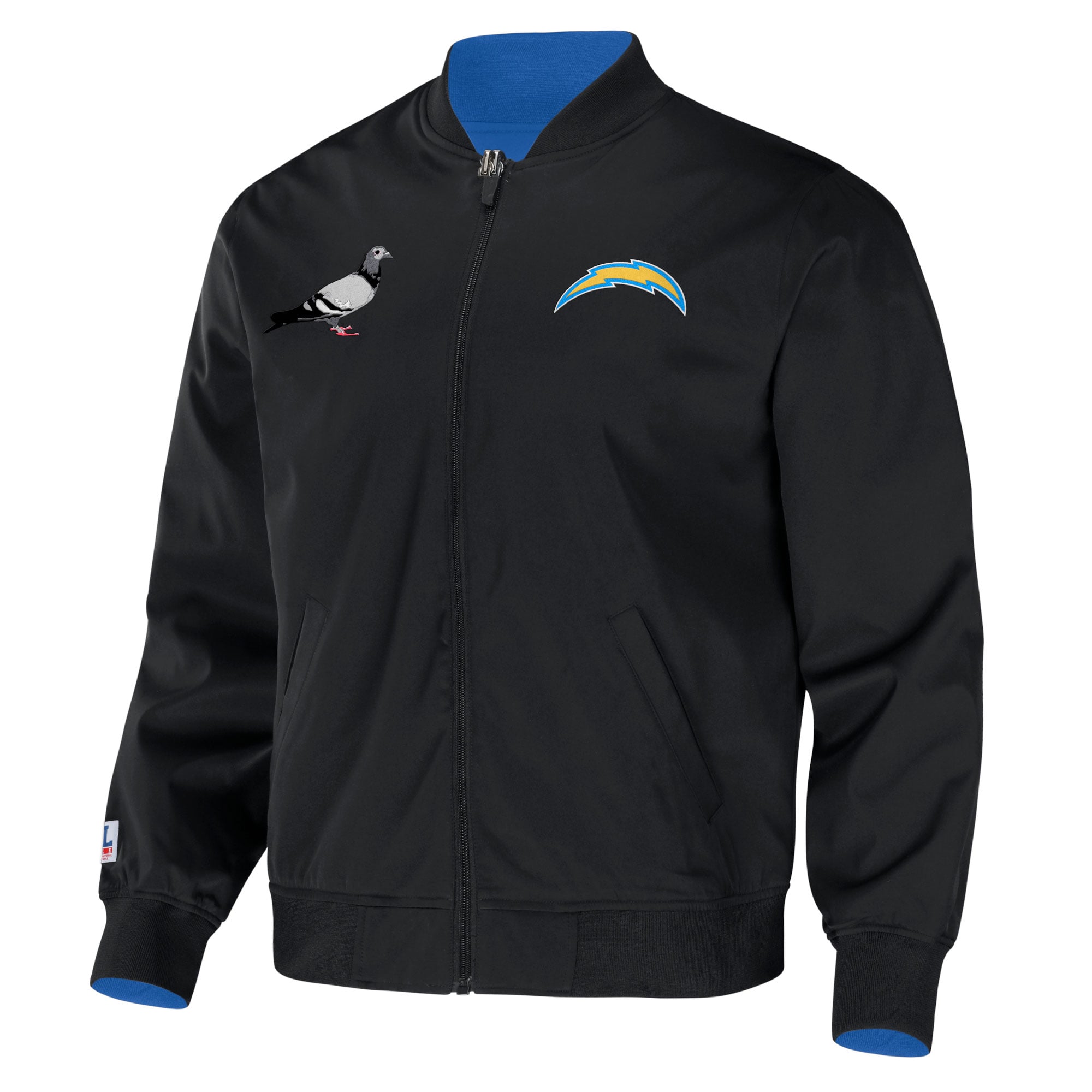 Men's NFL x Staple Blue Los Angeles Chargers Reversible Core Jacket