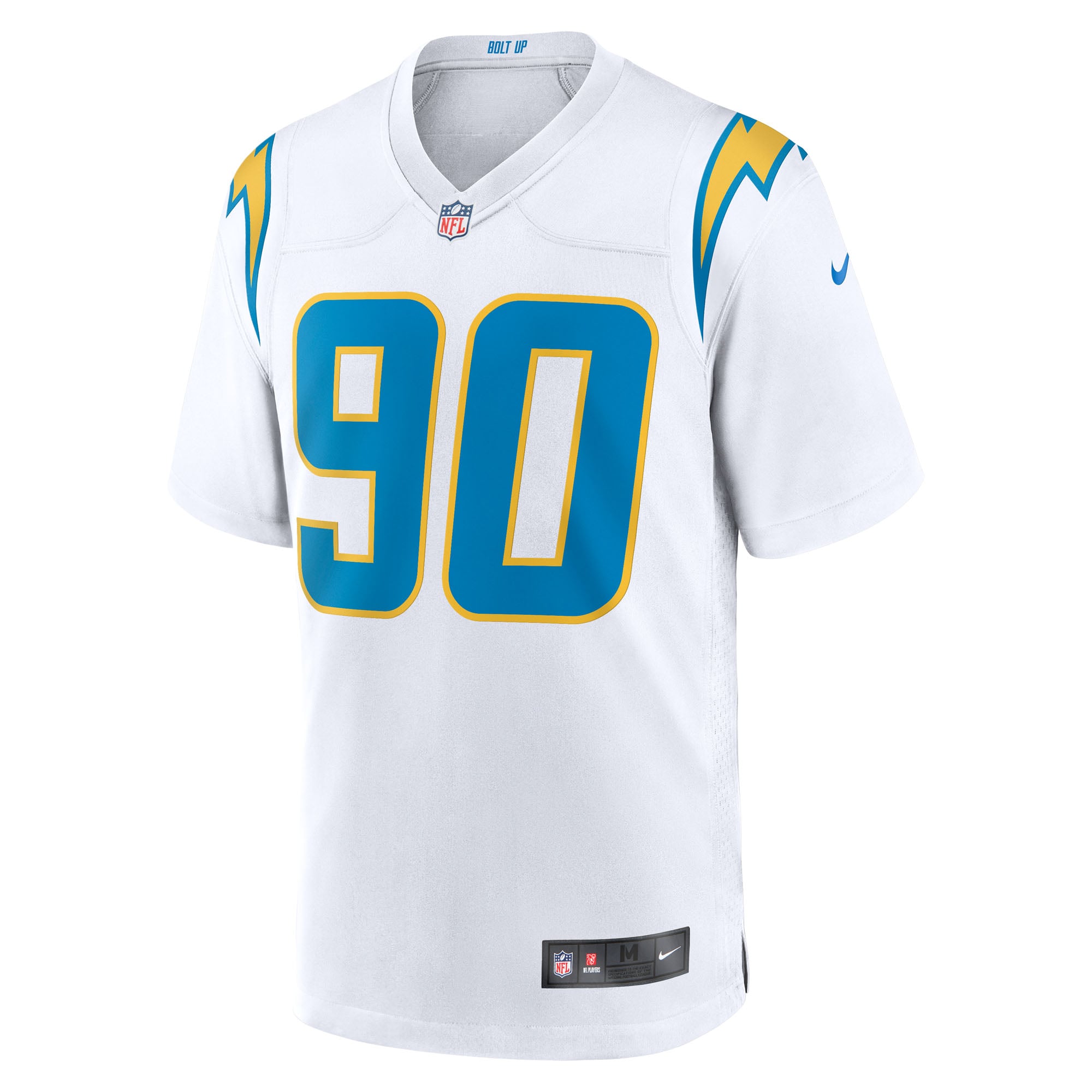 Men's Nike Akheem Mesidor White Los Angeles Chargers Game Jersey