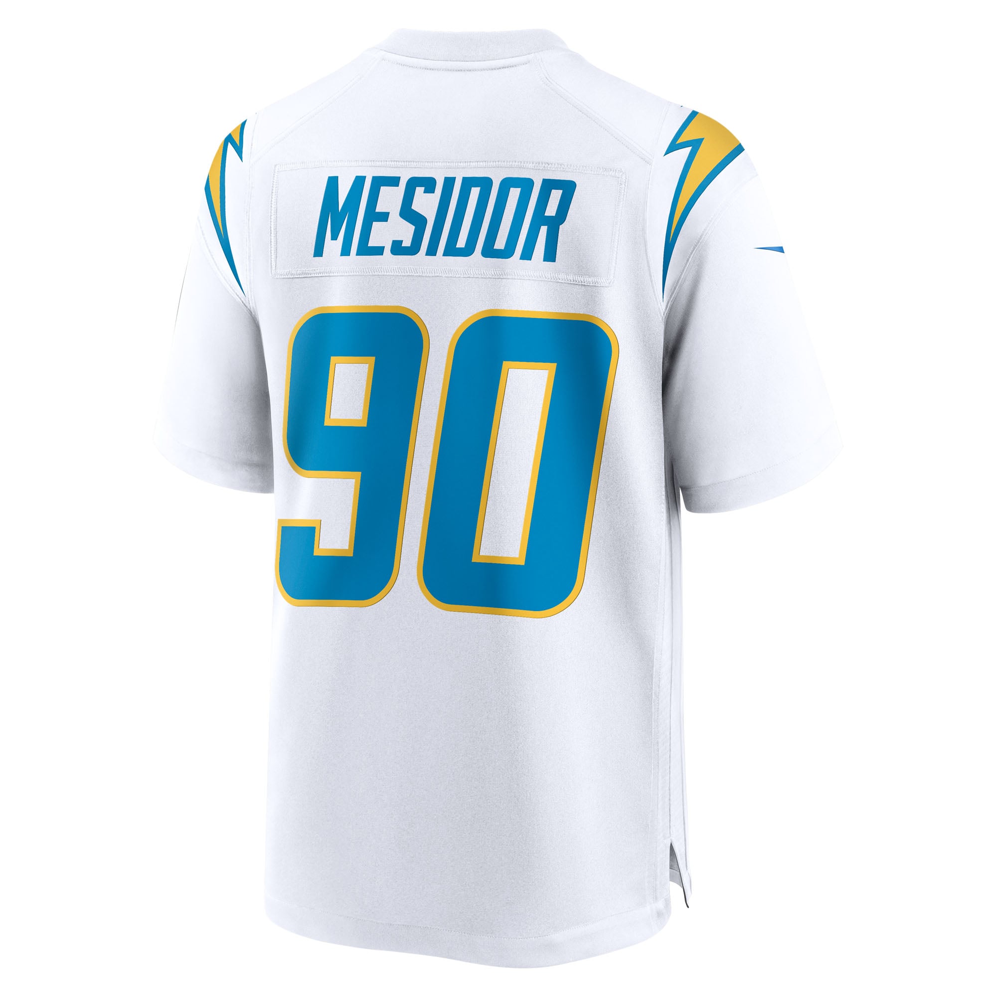 Men's Nike Akheem Mesidor White Los Angeles Chargers Game Jersey