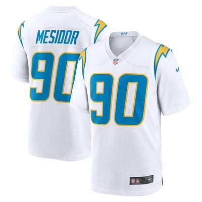 Akheem Mesidor Los Angeles Chargers Nike Game Jersey - White