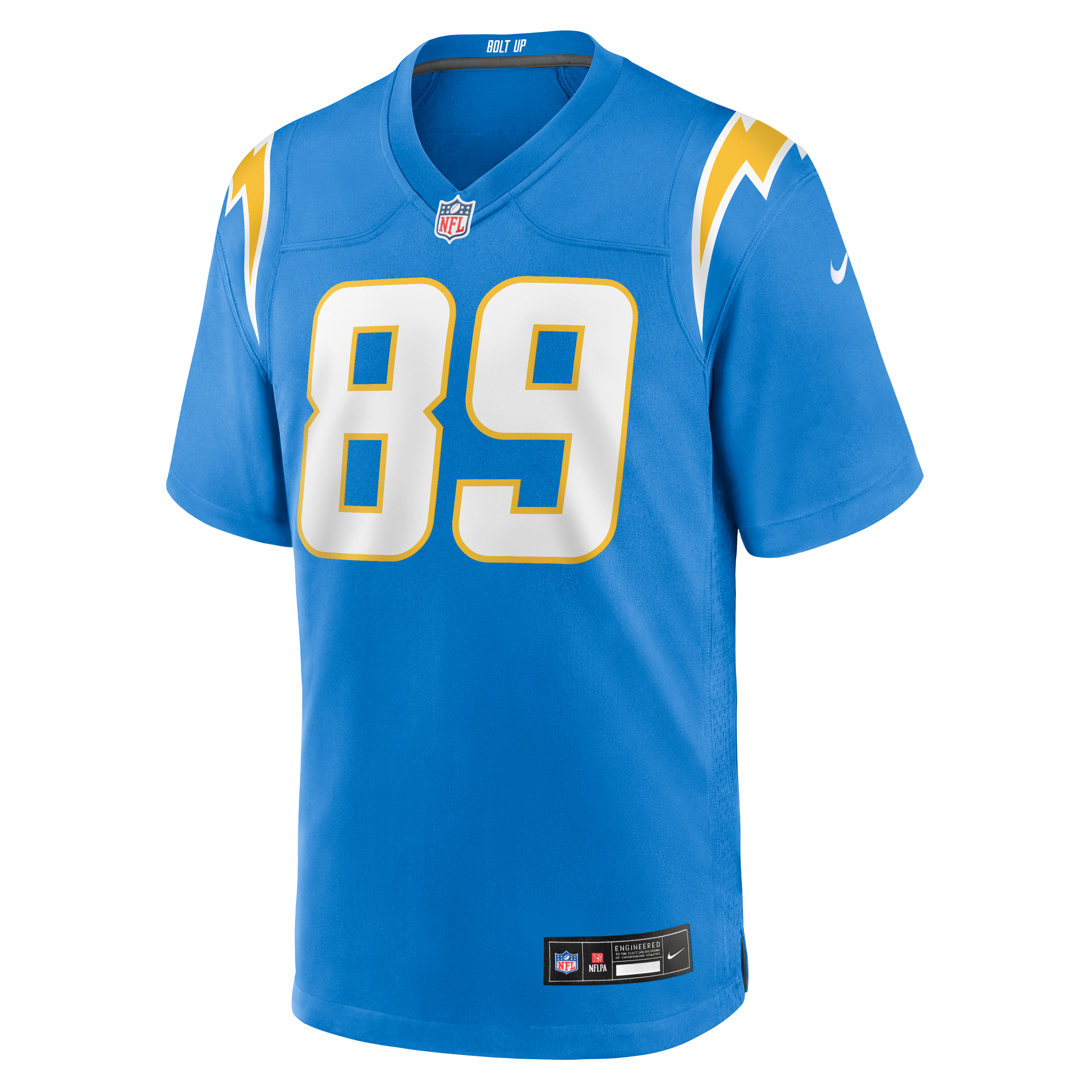 Men's Nike Brenen Thompson Powder Blue Los Angeles Chargers Team Game Jersey