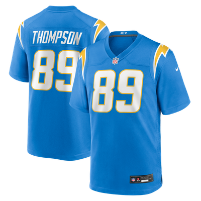 Brenen Thompson Los Angeles Chargers Nike Team Game Jersey - Powder Blue