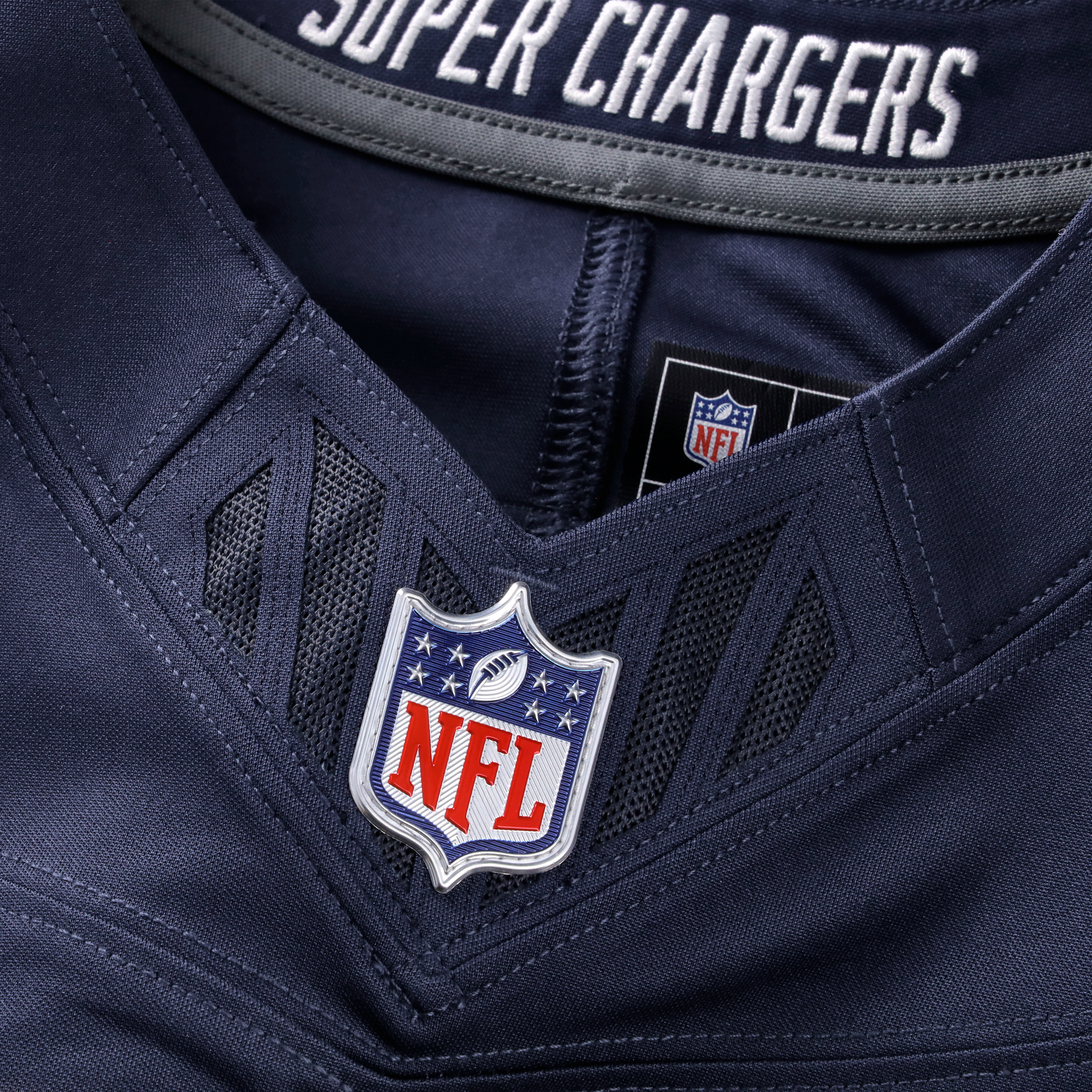 Maillot Nike Derwin James Jr. bleu marine Los Angeles Chargers Alternate Super Vapor F.U.S.E. Stitched Limited pour homme