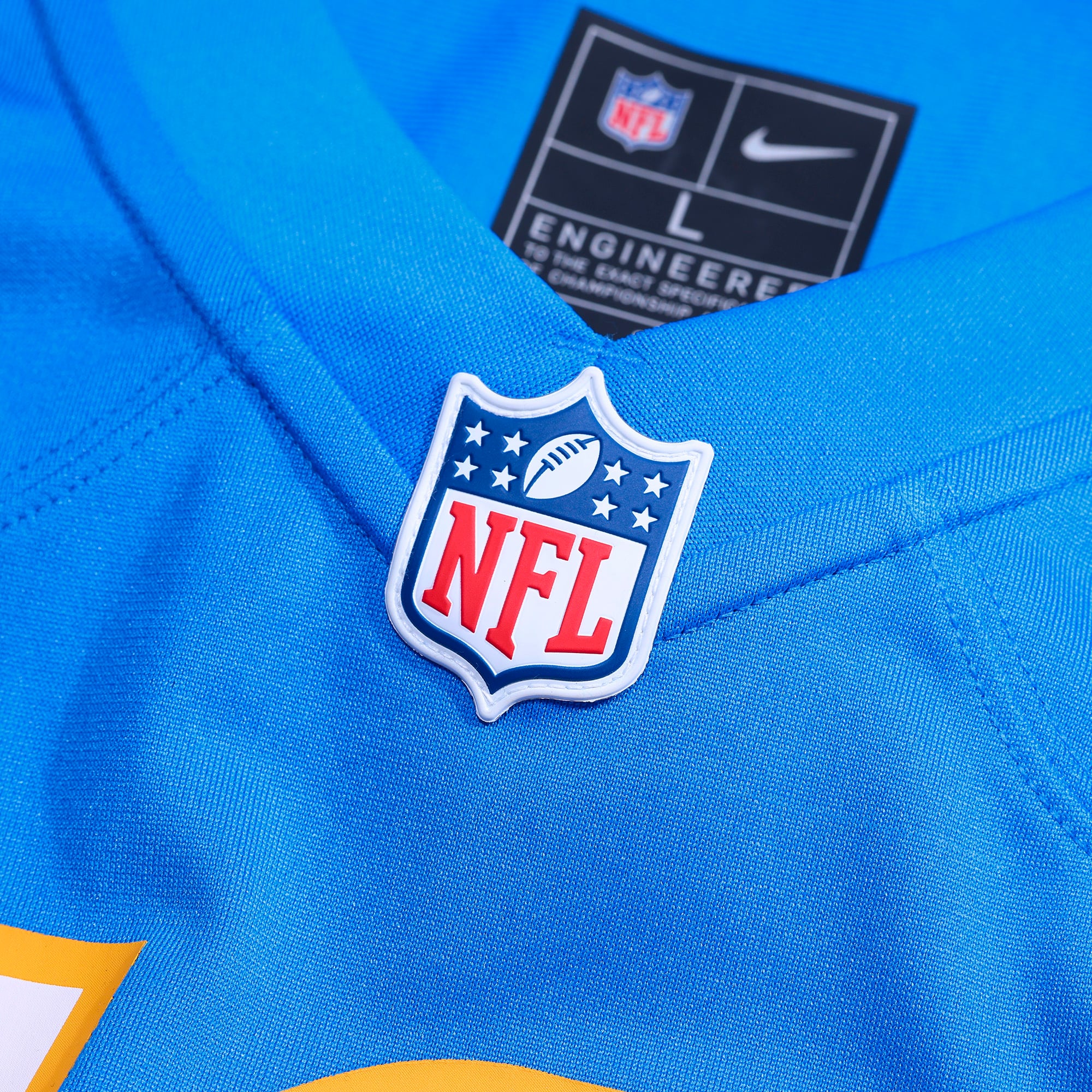 Maillot de match Nike Hayden Rucci bleu poudré des Chargers Los Angeles pour homme