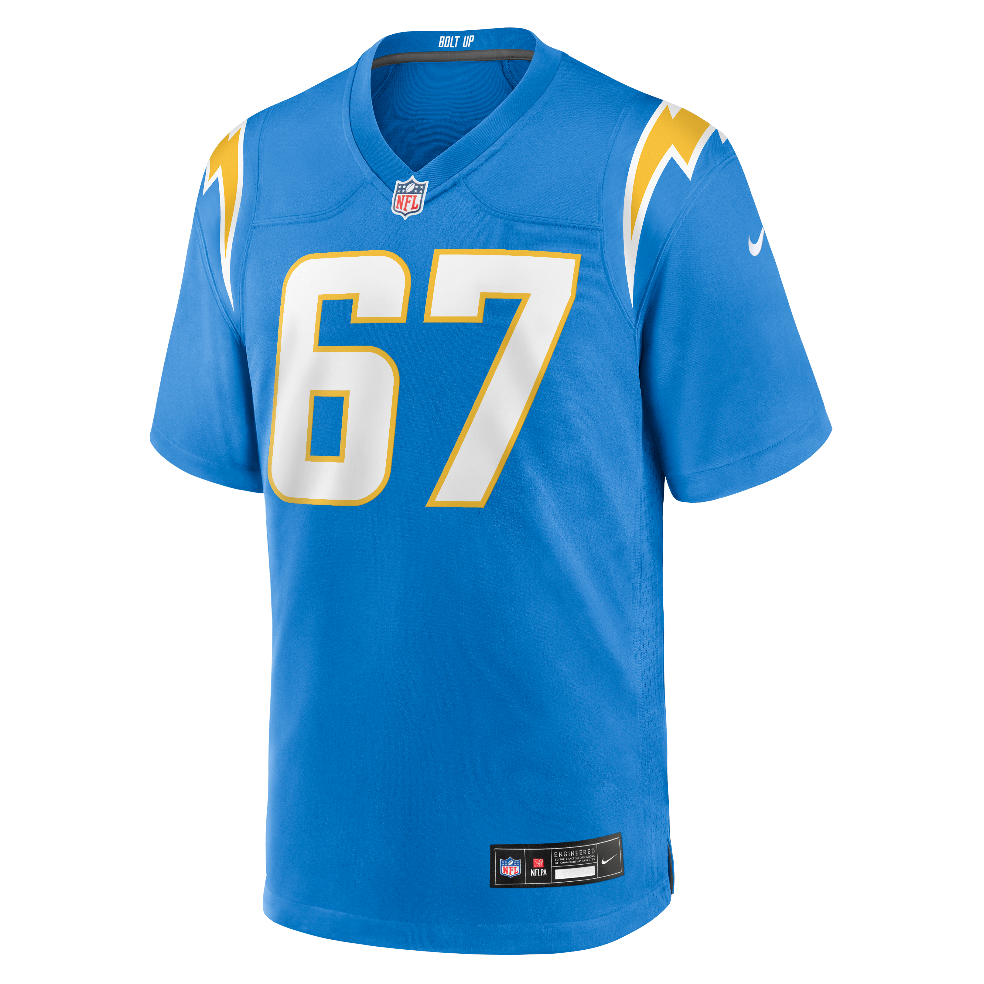 Men's Nike Isaiah World Powder Blue Los Angeles Chargers Team Game Jersey