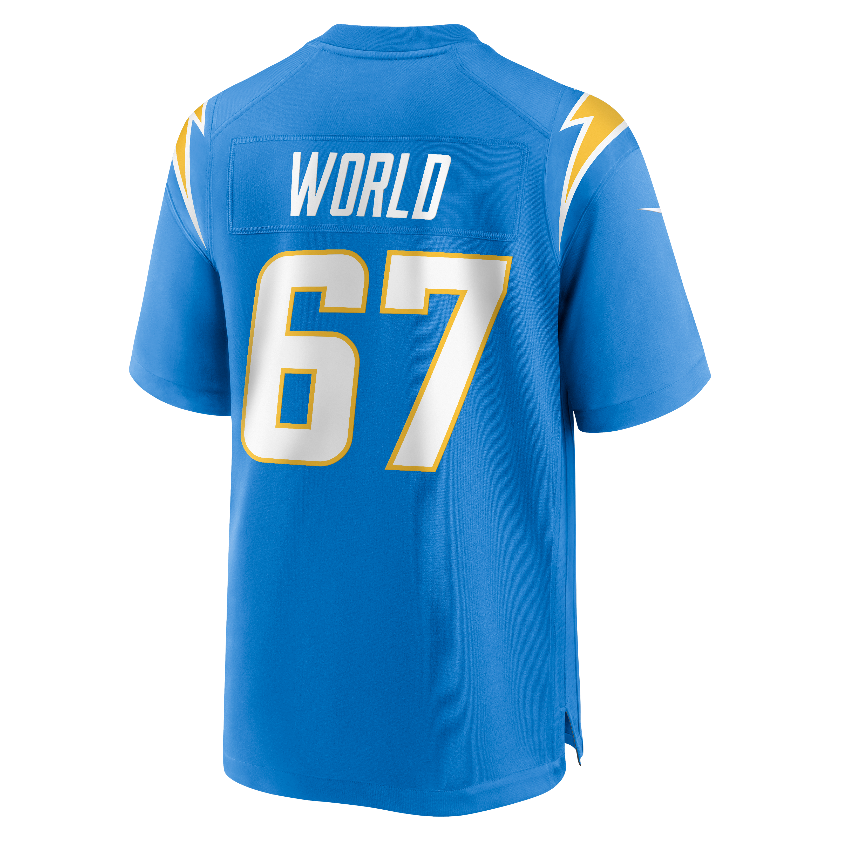 Men's Nike Isaiah World Powder Blue Los Angeles Chargers Team Game Jersey