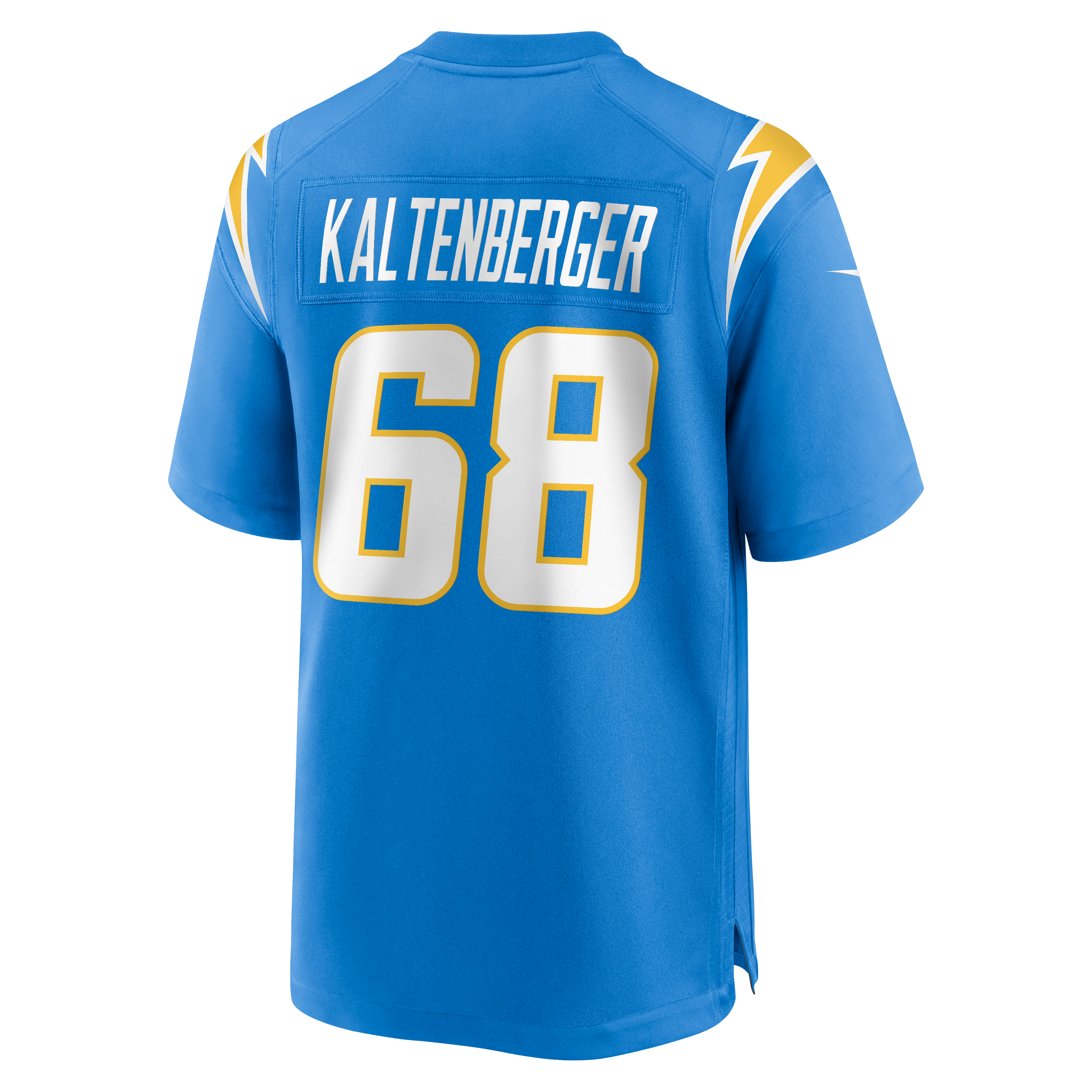 Men's Nike Josh Kaltenberger Powder Blue Los Angeles Chargers Team Game Jersey