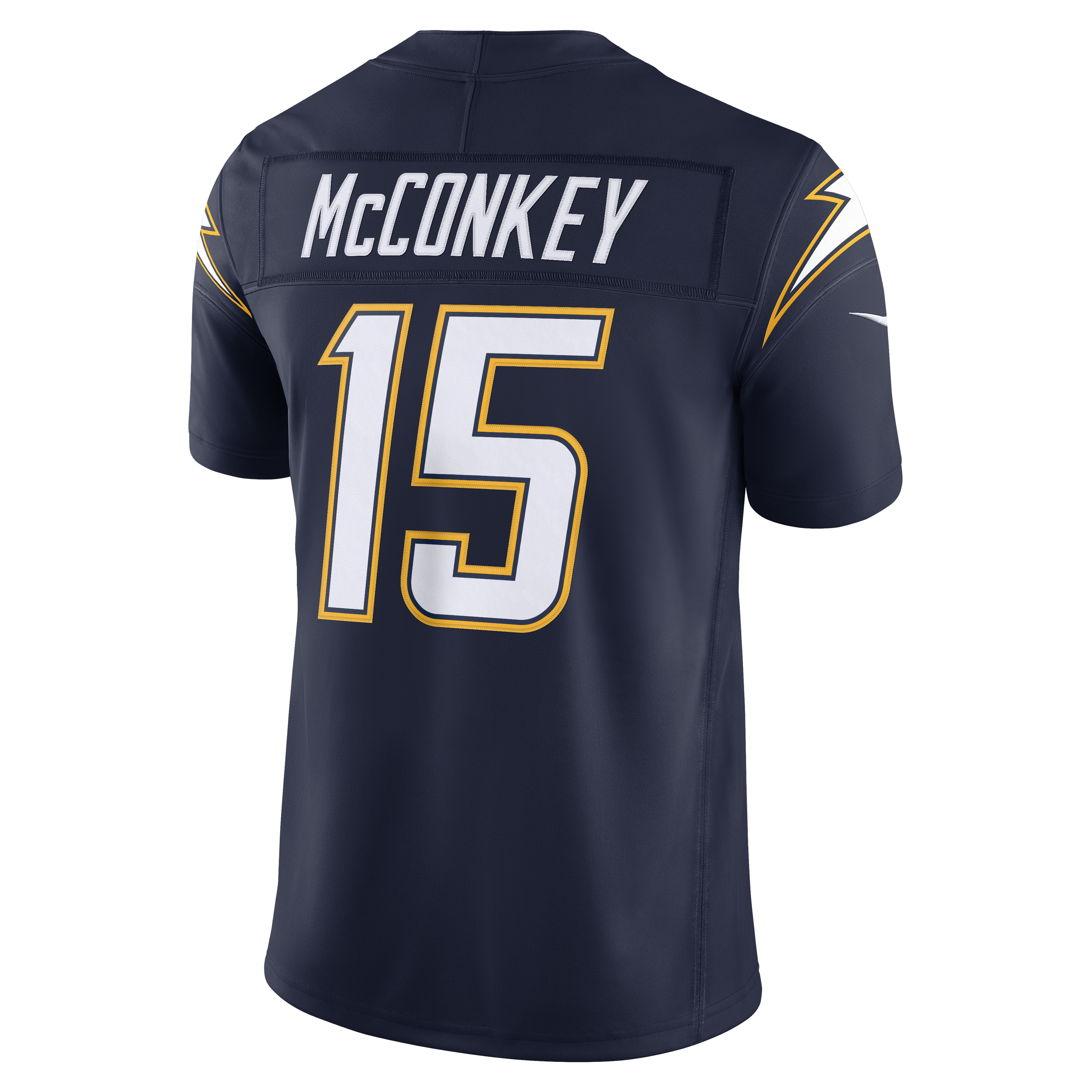 Men's Nike Ladd McConkey Powder Blue Los Angeles Chargers Team Vapor F.U.S.E. Stitched Limited Jersey