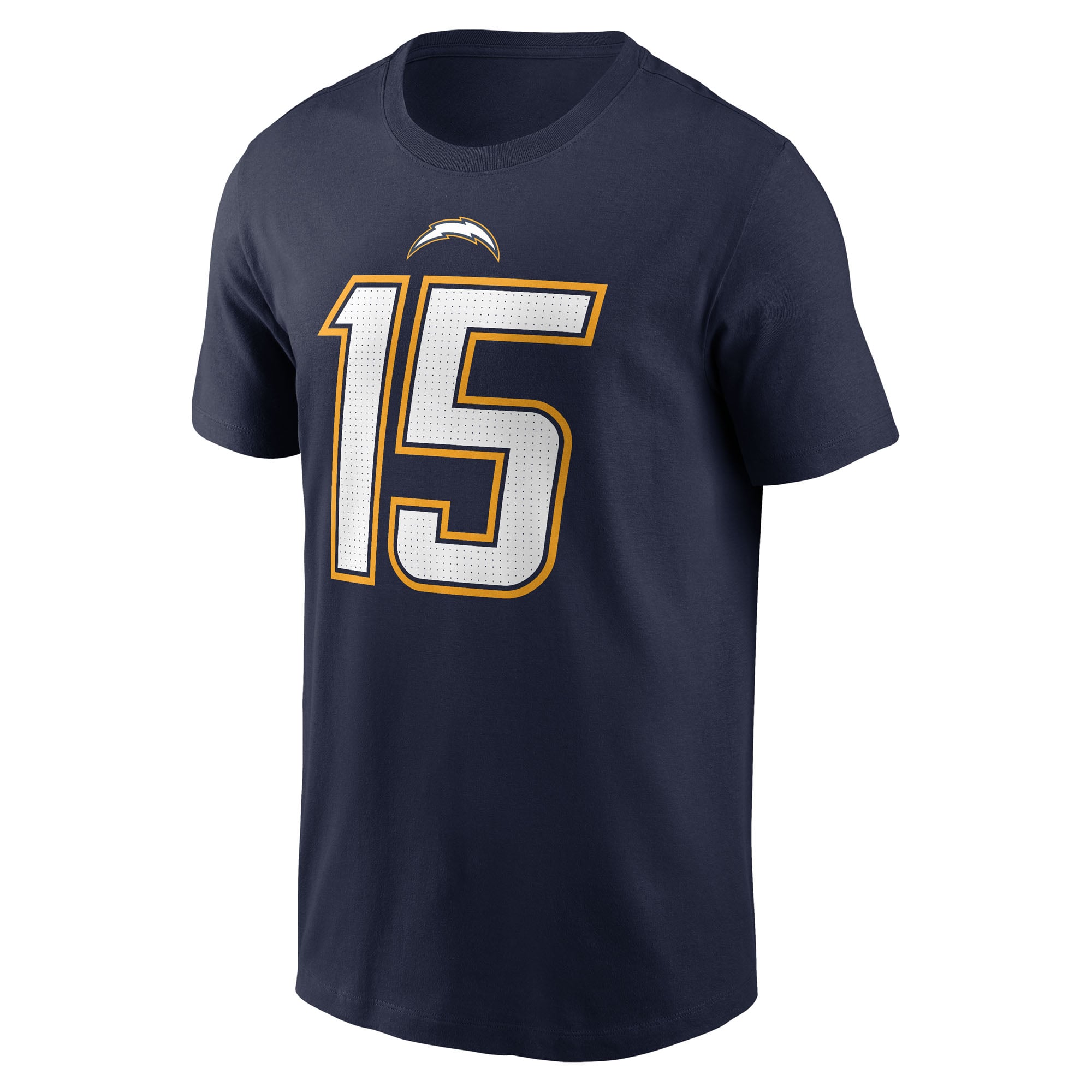 T-shirt Nike Ladd McConkey bleu marine Los Angeles Chargers pour homme, avec nom et numéro