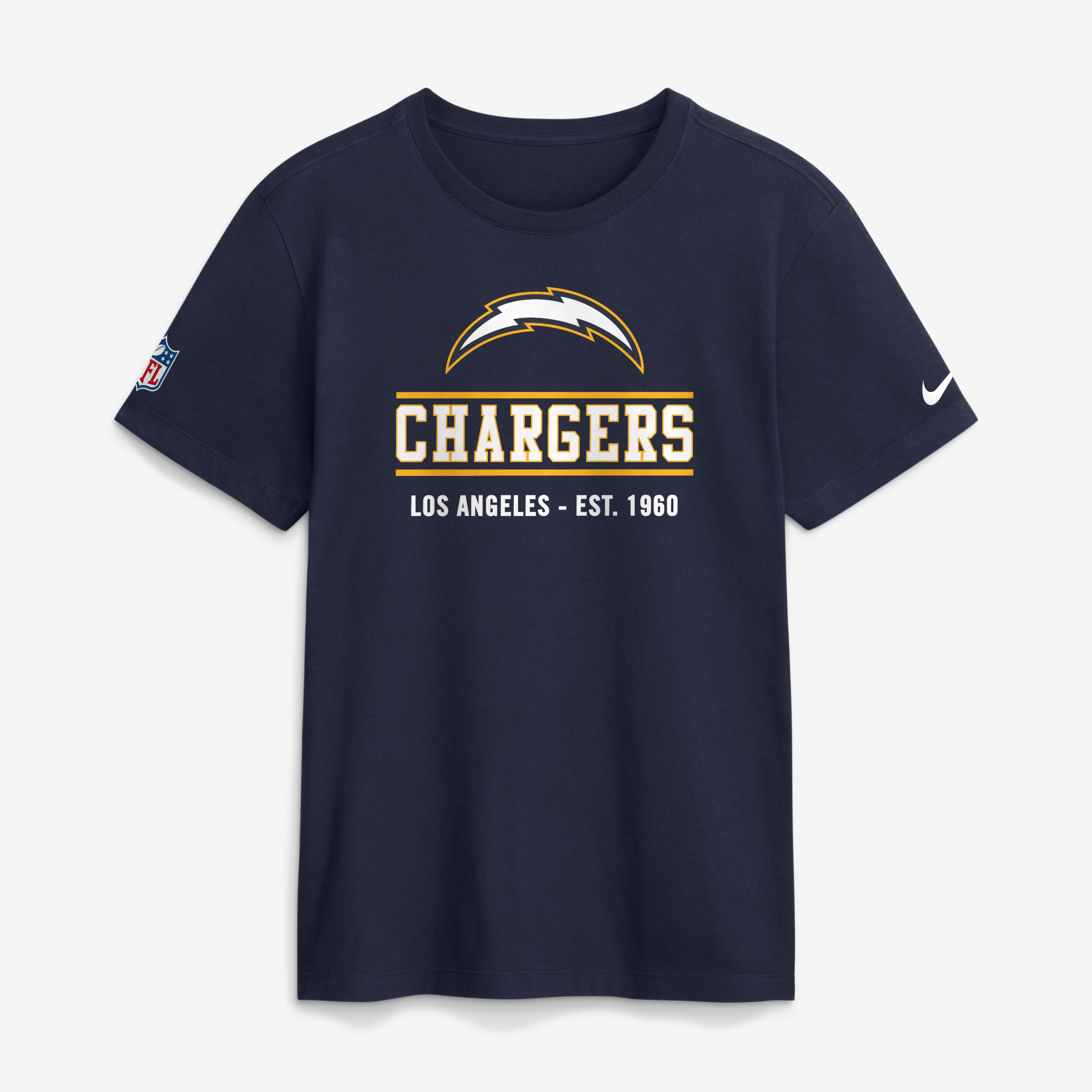 Men's Nike Navy Los Angeles Chargers Sideline Alternate Final Sprint Dri-FIT T-Shirt