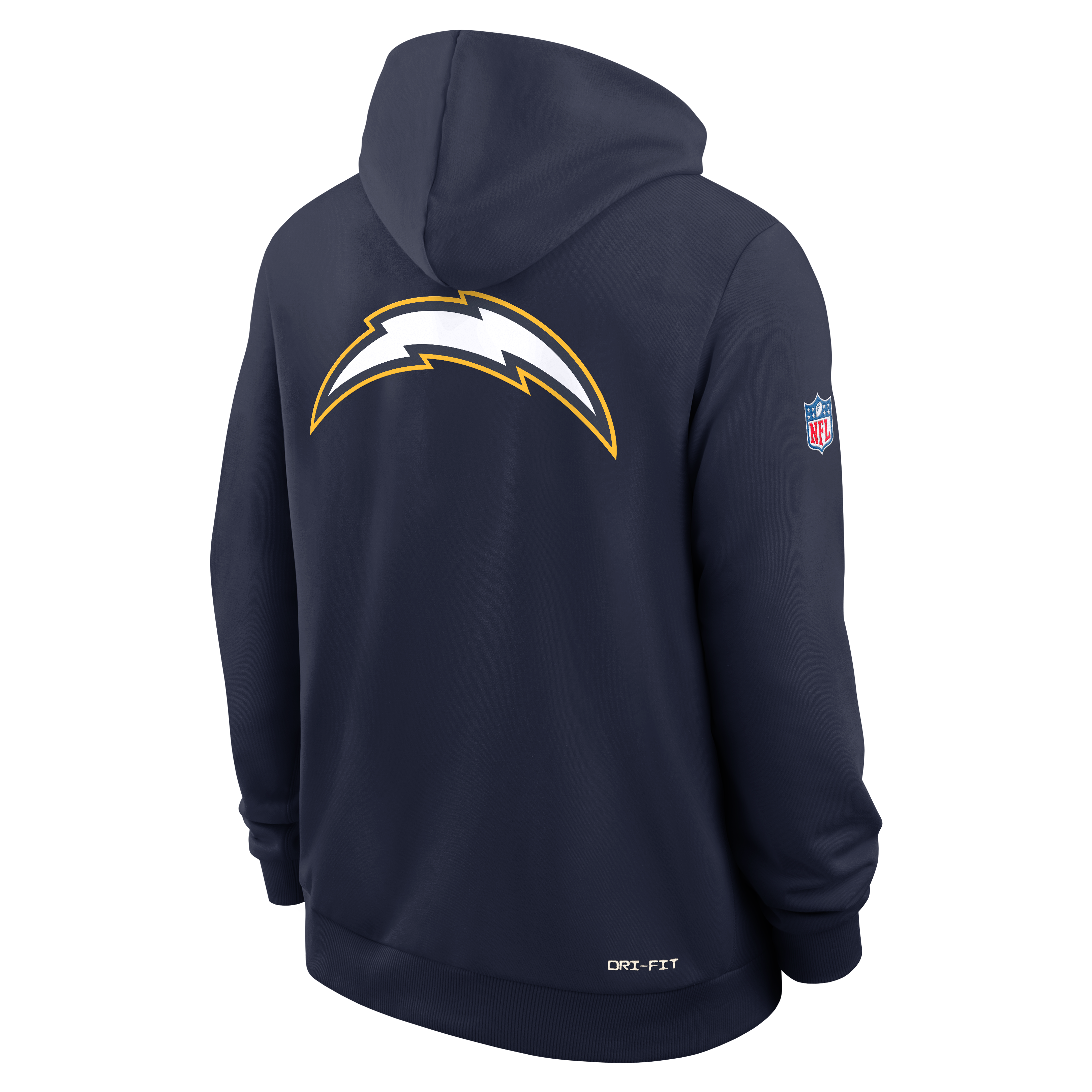 Men's Nike Navy Los Angeles Chargers Standard Issue Replay Officials Alternate Dri-FIT Hoodie