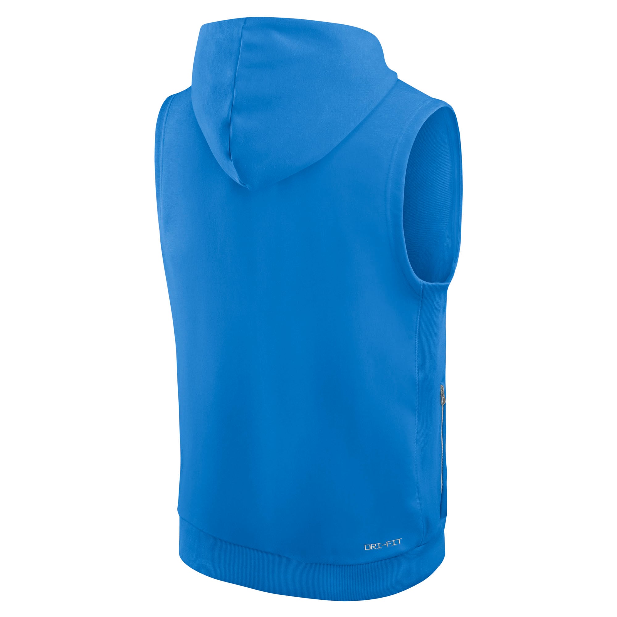 Sweat à capuche sans manches Nike Dri-FIT Sideline Standard Issue bleu poudre pour homme des Chargers de Los Angeles