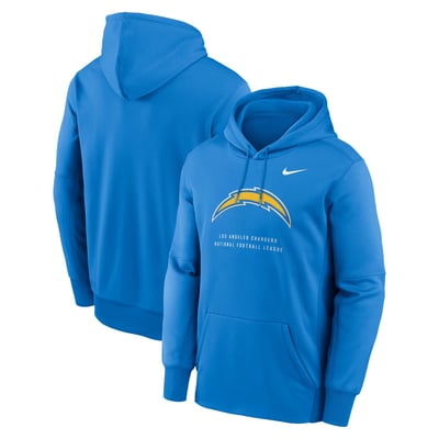 Los Angeles Chargers Nike Toss Sweep Therma-FIT Hoodie - Powder Blue