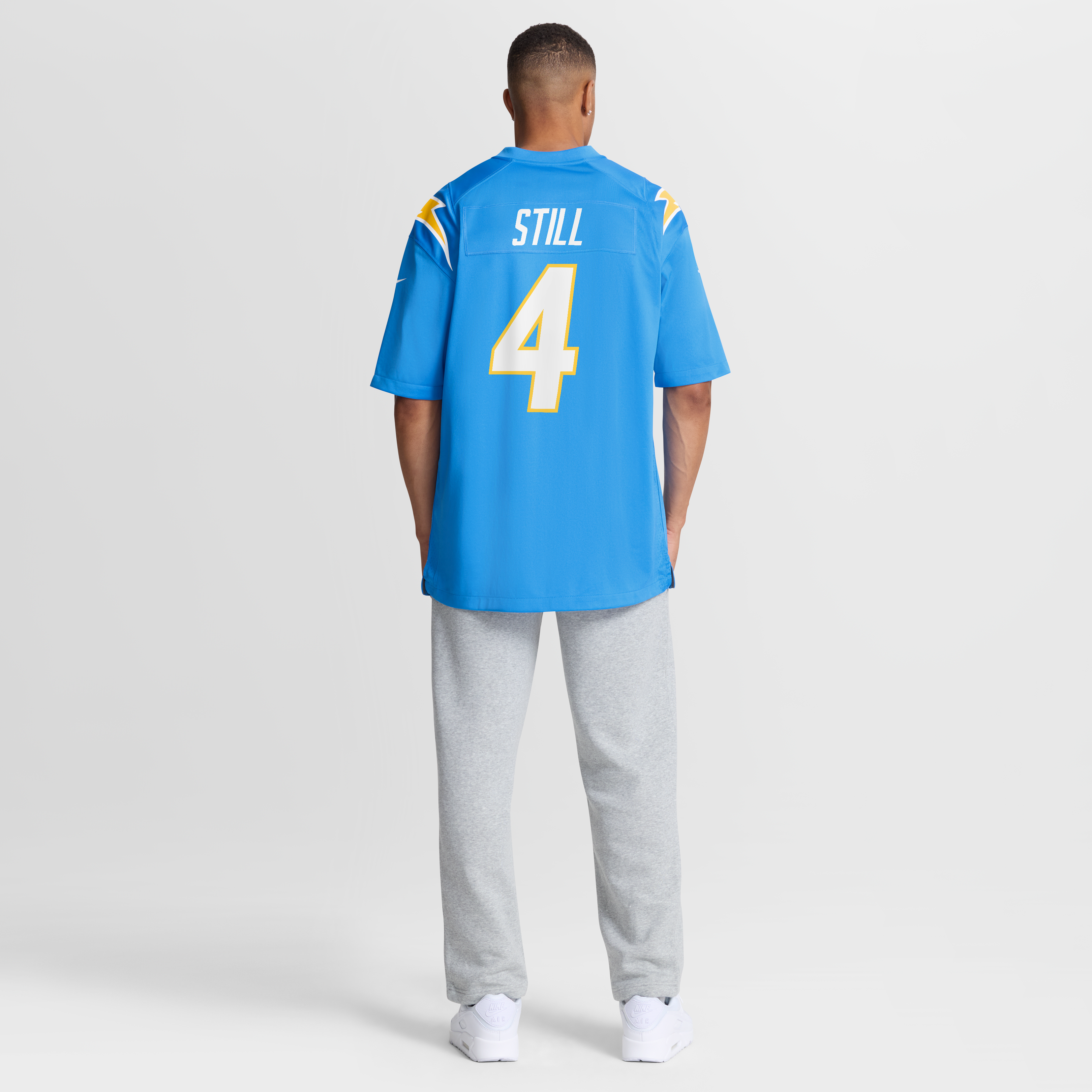 Men's Nike Tarheeb Still Powder Blue Los Angeles Chargers Team Game Jersey
