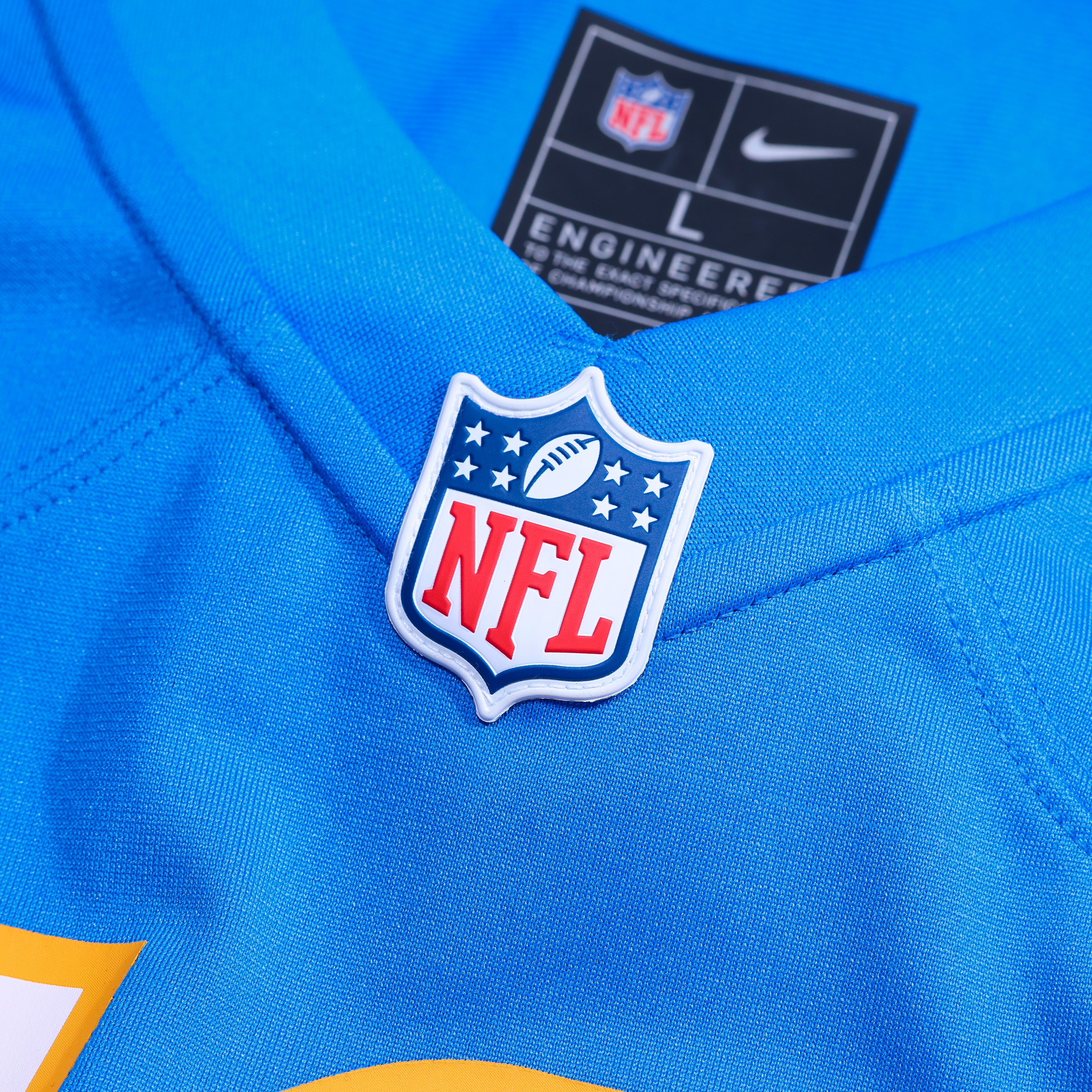 Men's Nike Tarheeb Still Powder Blue Los Angeles Chargers Team Game Jersey