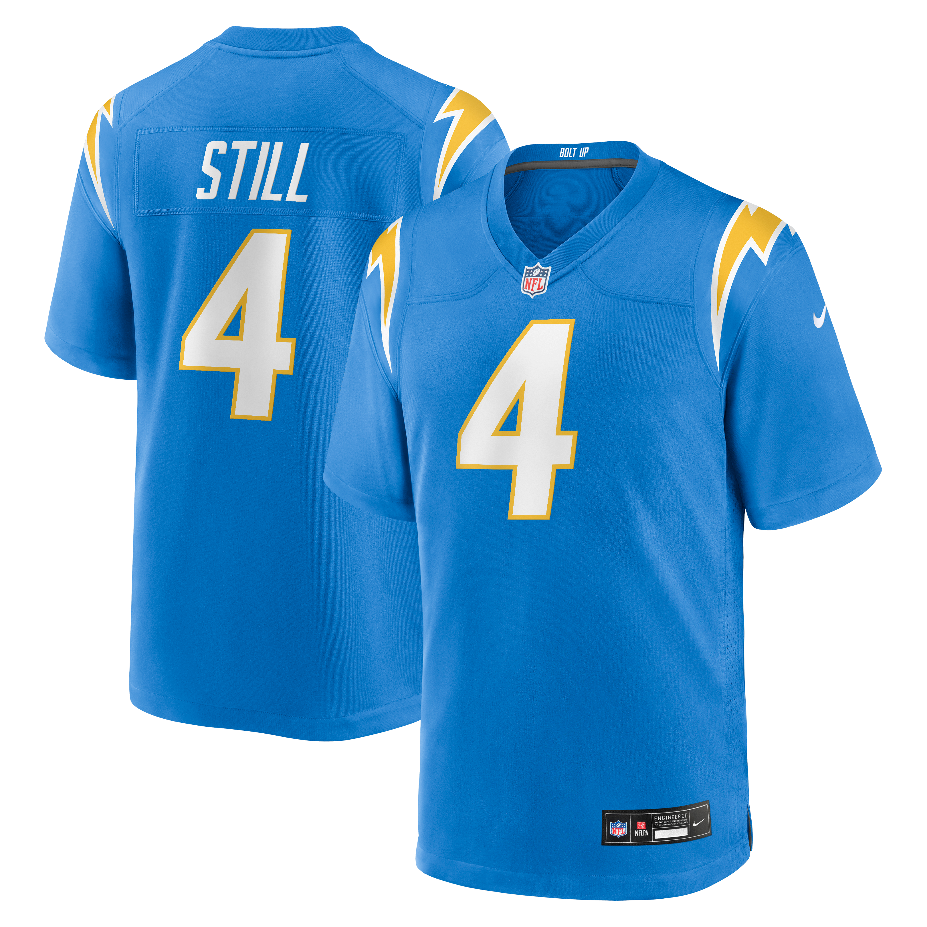 Men's Nike Tarheeb Still Powder Blue Los Angeles Chargers Team Game Jersey