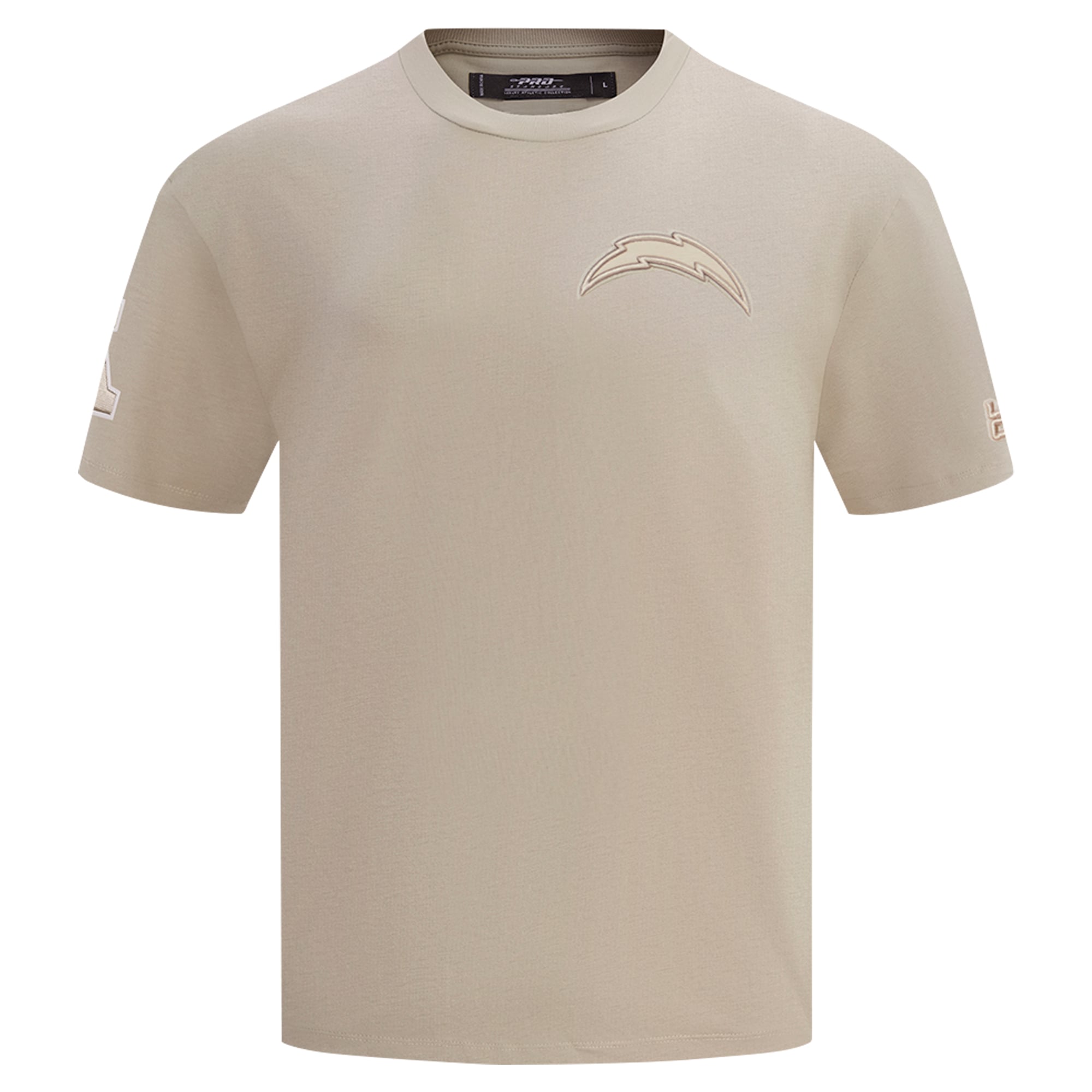 Men's Pro Standard Tan Los Angeles Chargers Drop Shoulder T-Shirt