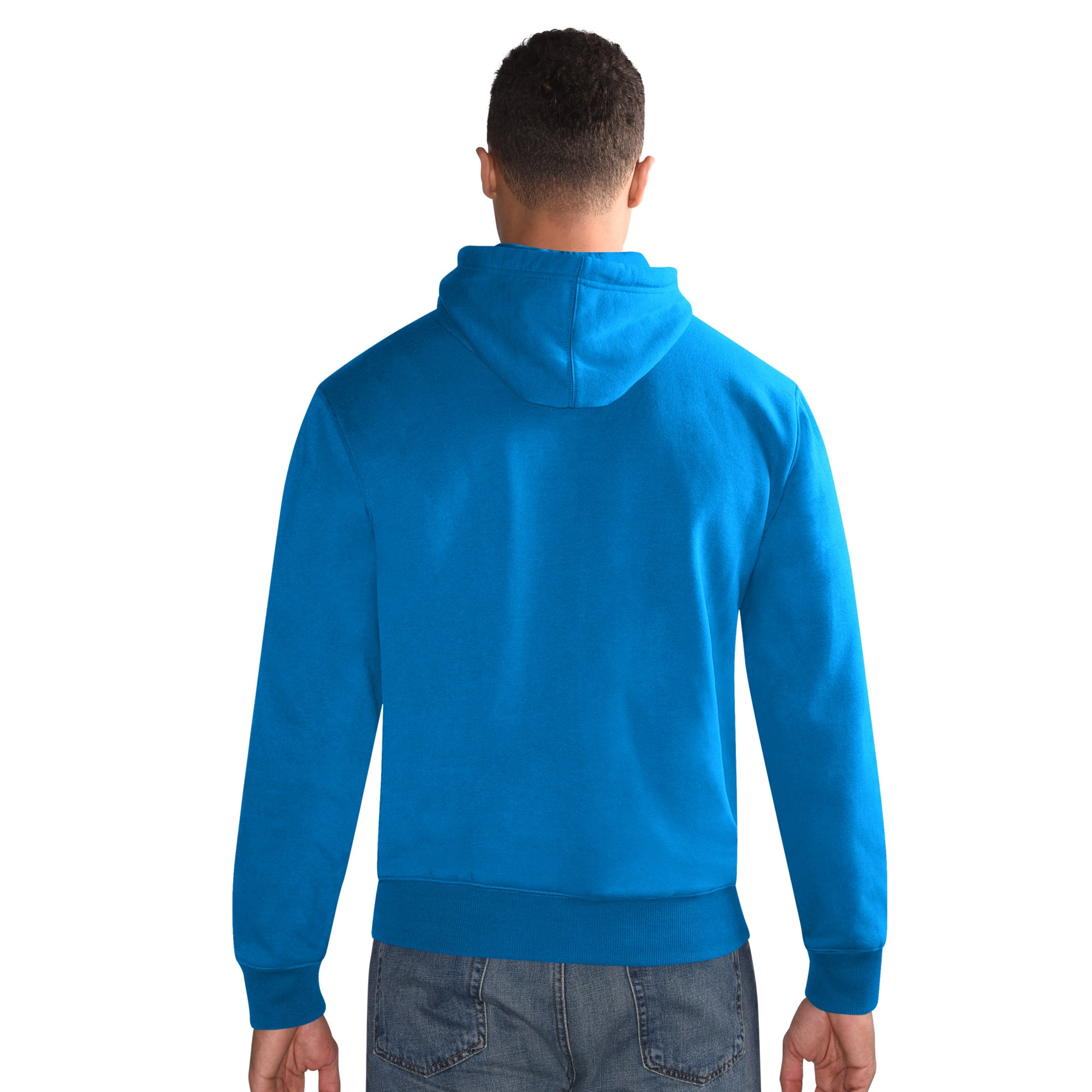 Men's Starter Light Blue Los Angeles Chargers Hoodie and Cuffed Knit Hat Combo Pack