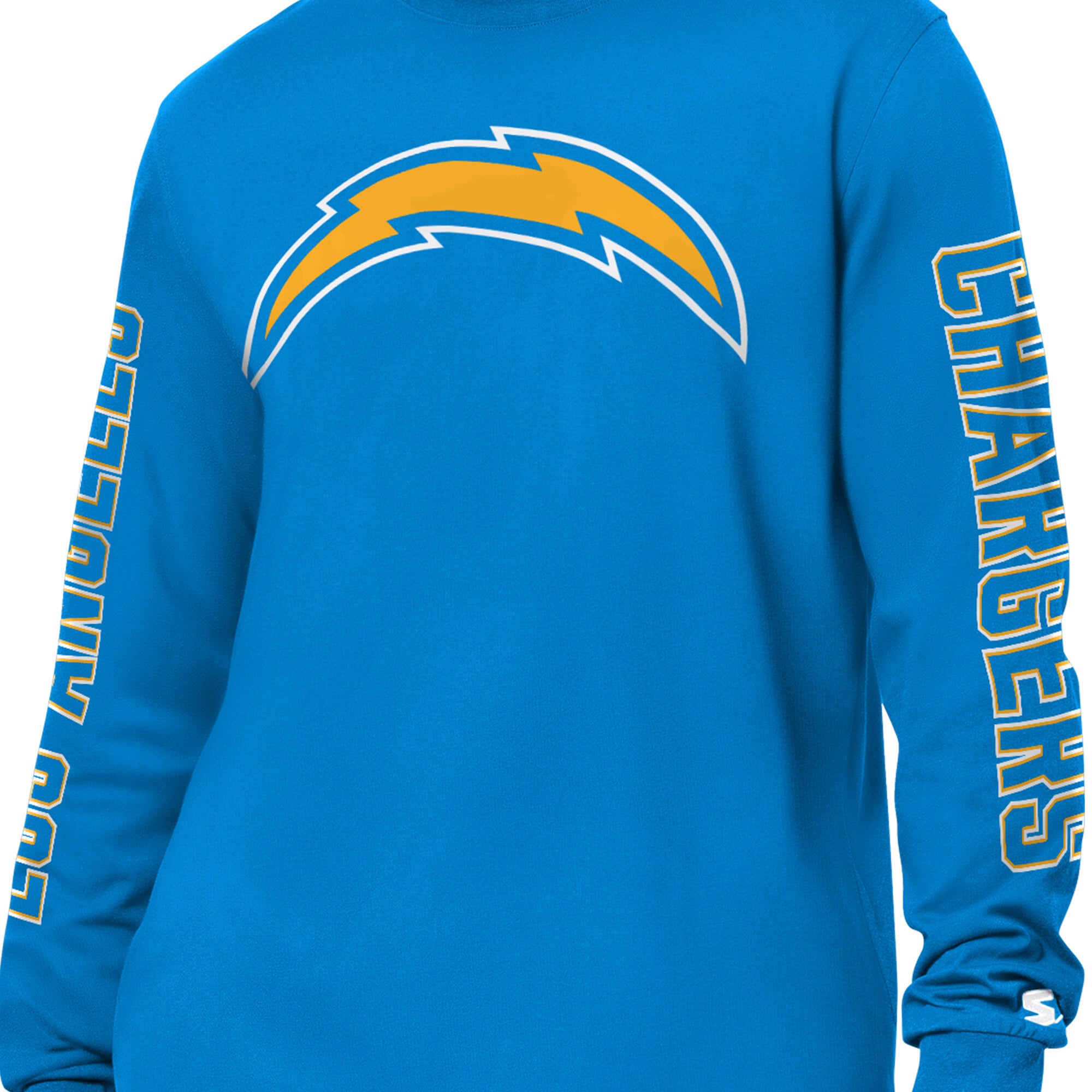 T-shirt à manches longues Starter Powder Blue Los Angeles Chargers Clutch Hit II pour homme