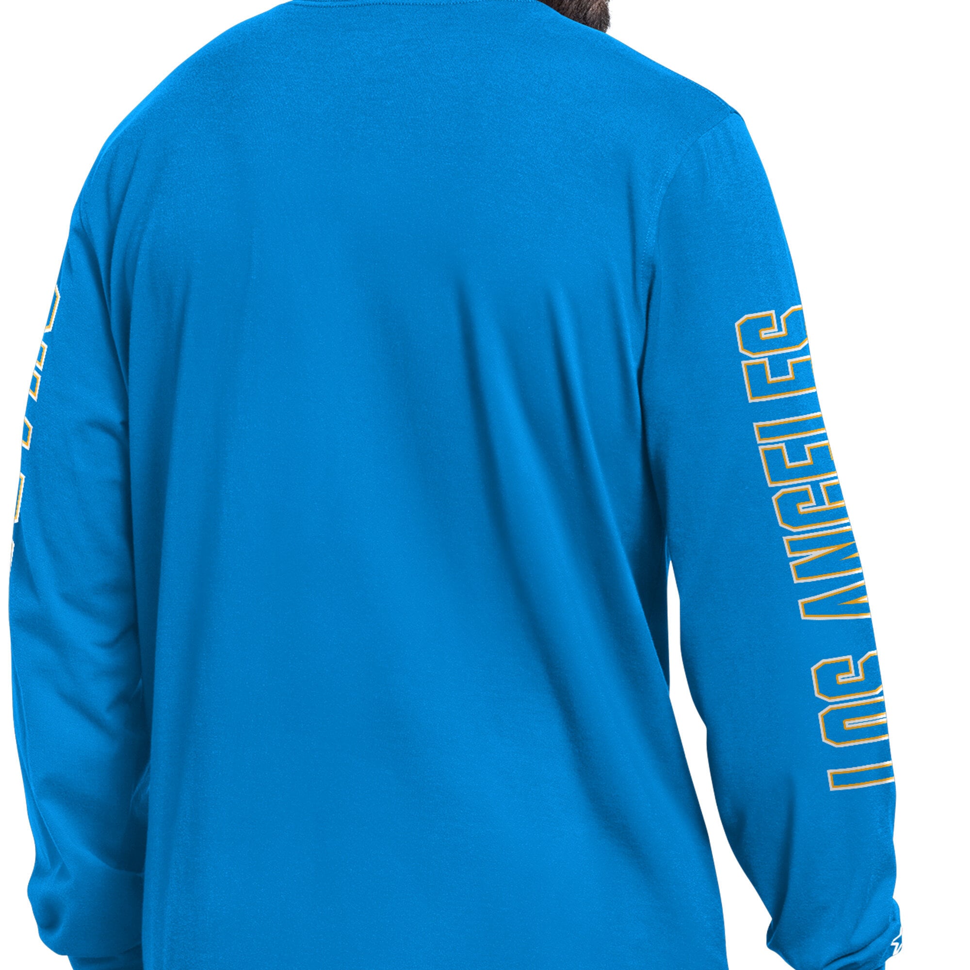 T-shirt à manches longues Starter Powder Blue Los Angeles Chargers Clutch Hit II pour homme