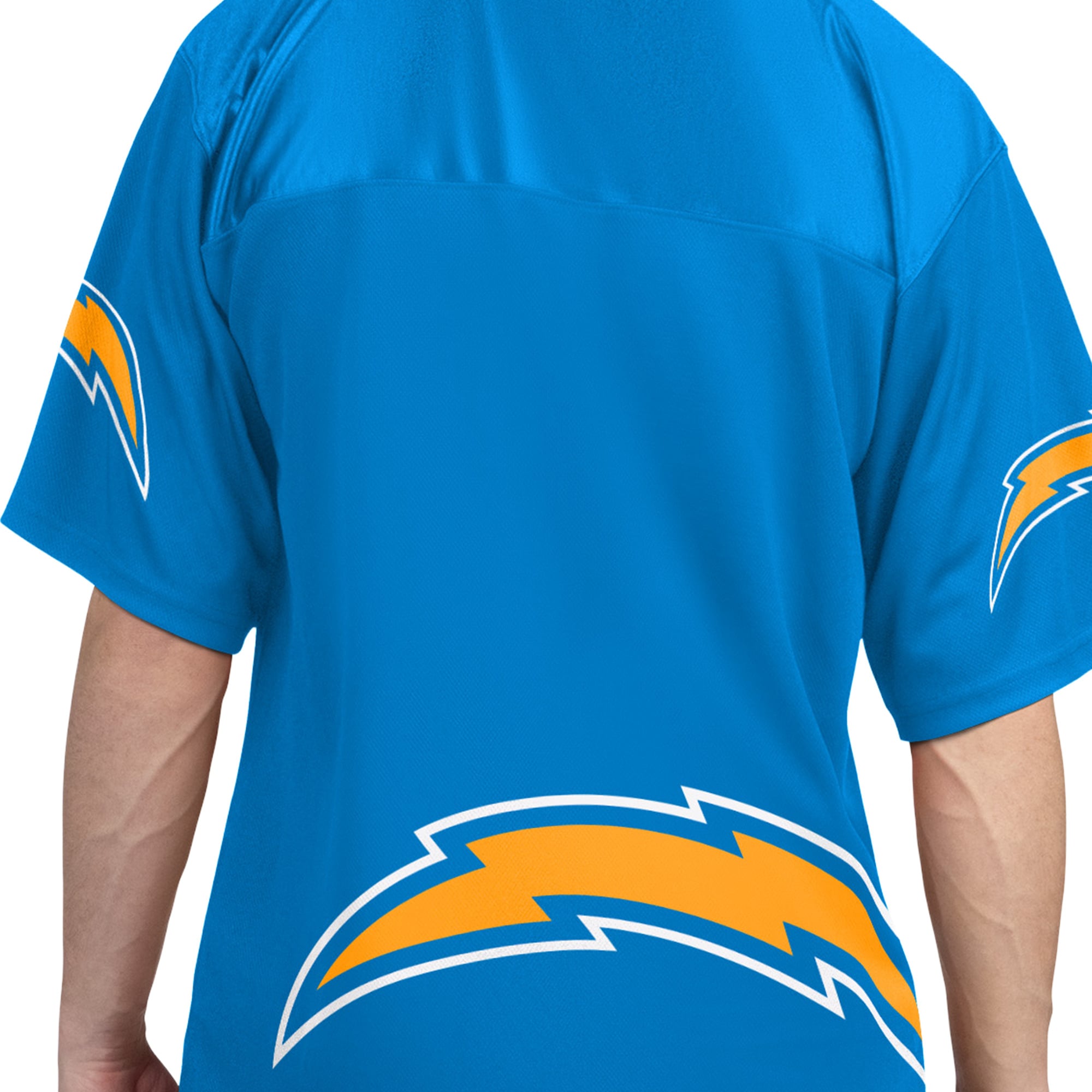 Pack de t-shirts à manches courtes et longues Starter bleu poudre/blanc Los Angeles Chargers pour homme