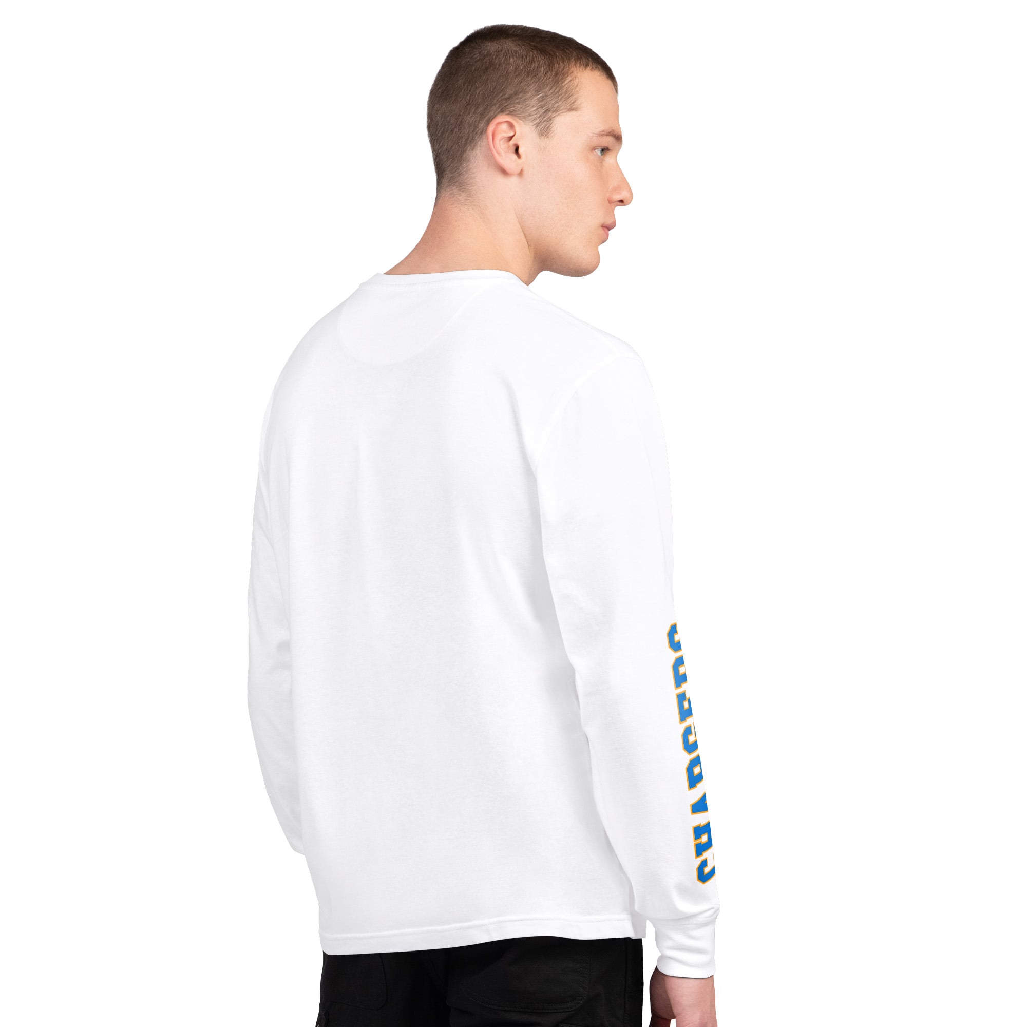Pack de t-shirts à manches courtes et longues Starter bleu poudre/blanc Los Angeles Chargers pour homme