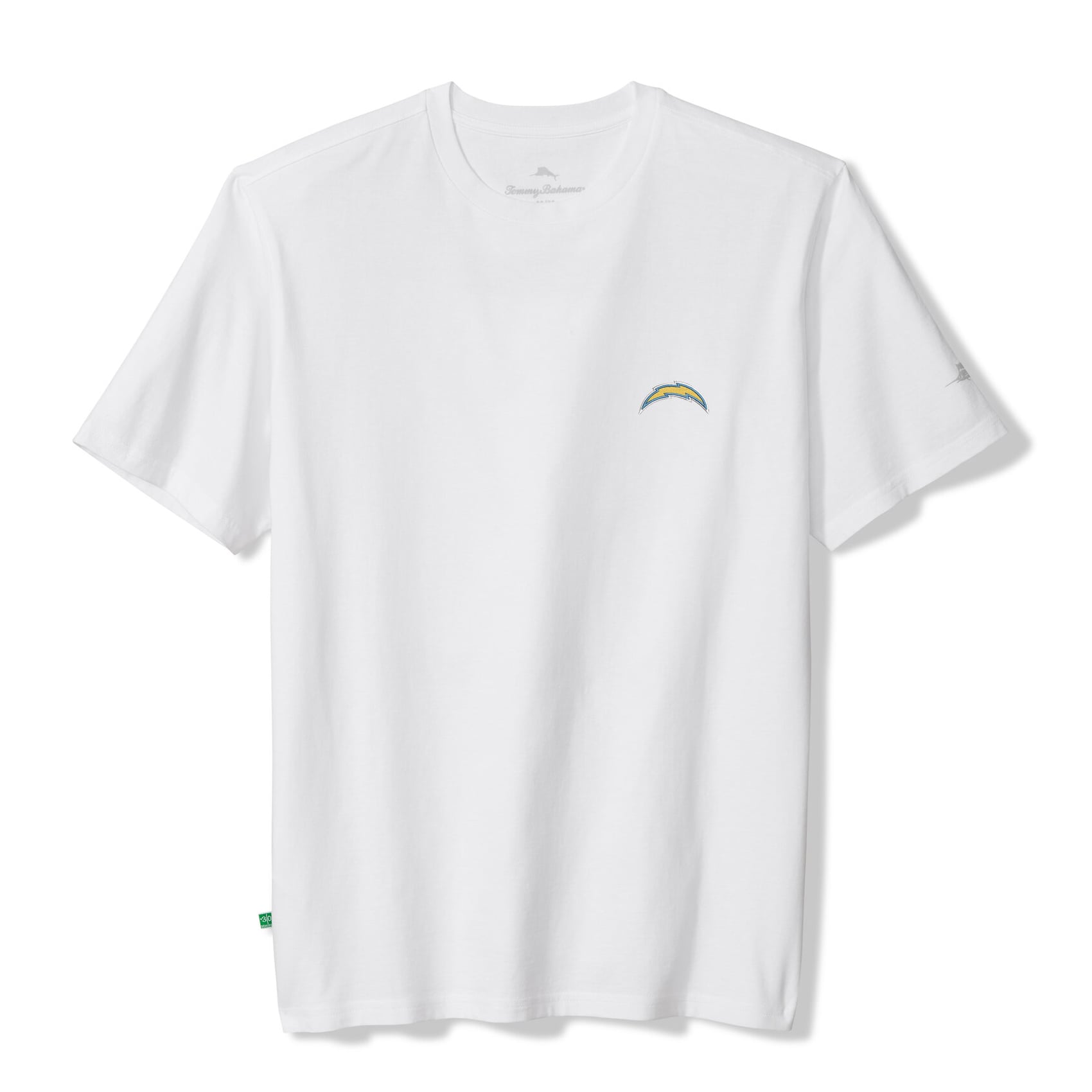 Men's Tommy Bahama White Los Angeles Chargers Tailgate State of Mind T-Shirt
