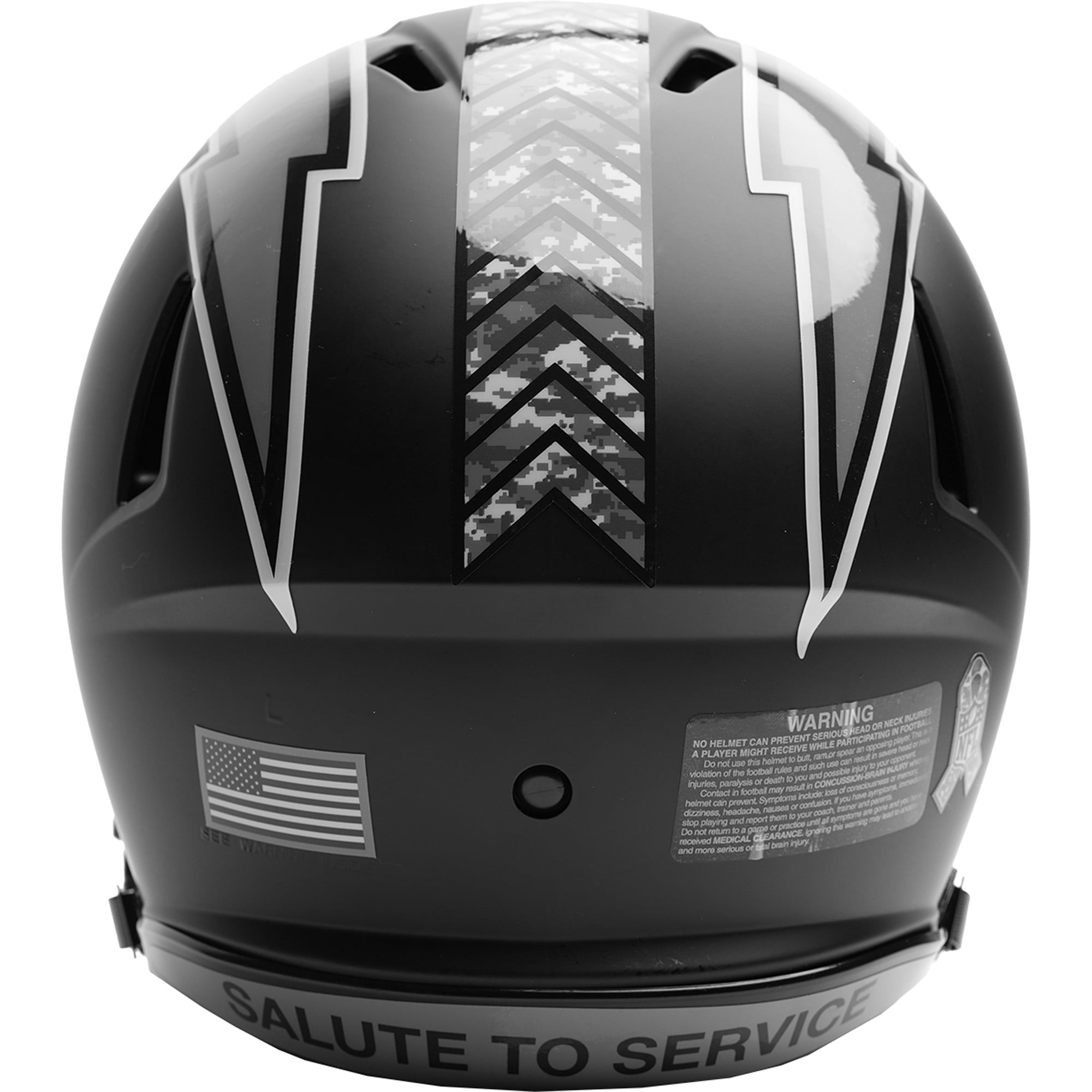 Casque authentique Riddell Los Angeles Chargers 2026 Salute to Service Speed