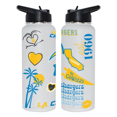Los Angeles Chargers The Memory Company 34oz. Loco Stainless Steel Quencher Bottle