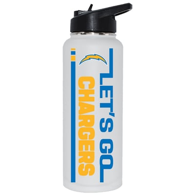 Los Angeles Chargers The Memory Company Let's Go 34oz. Stainless Steel Quencher Bottle