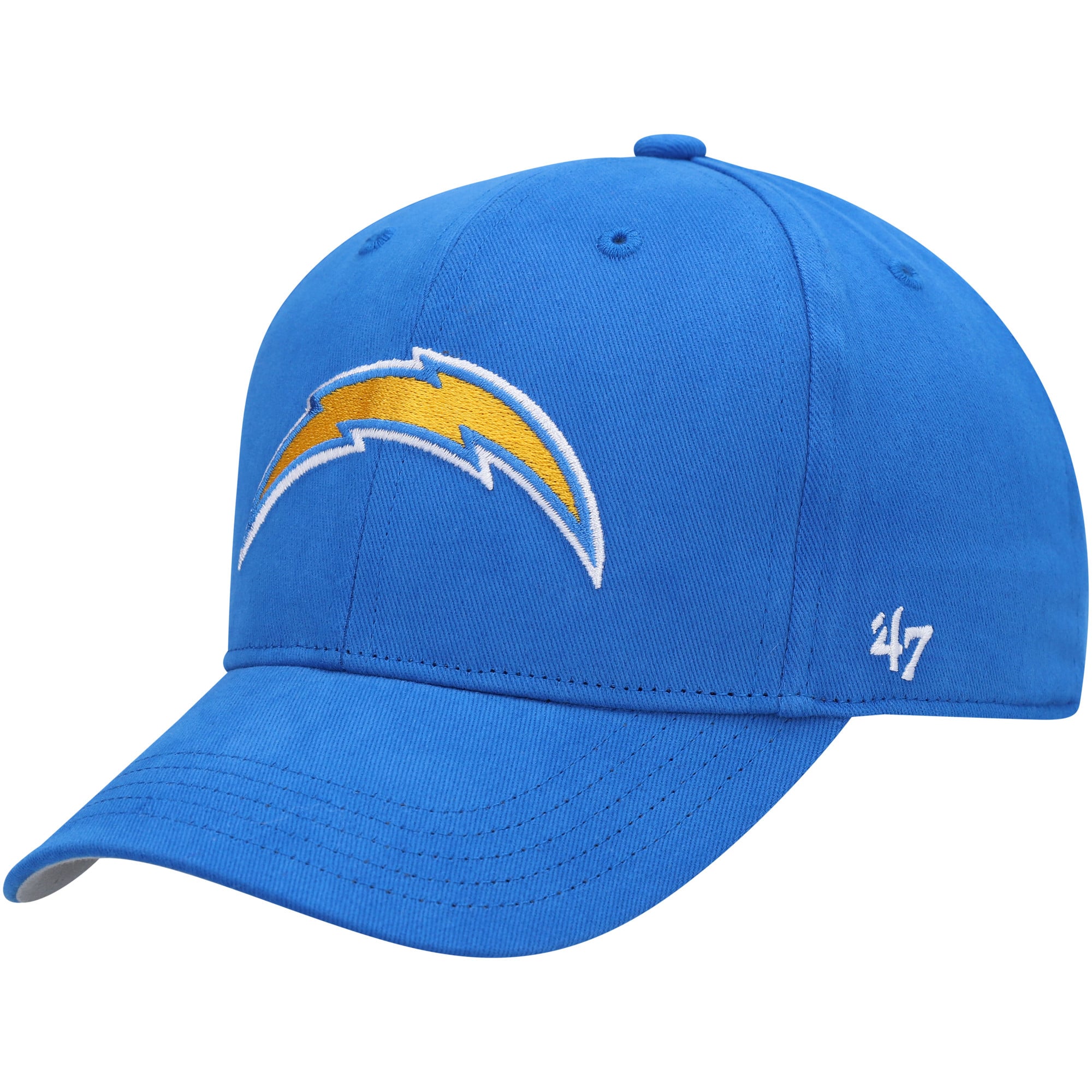 Casquette ajustable MVP Basic Los Angeles Chargers '47 pour tout-petits, bleu poudré