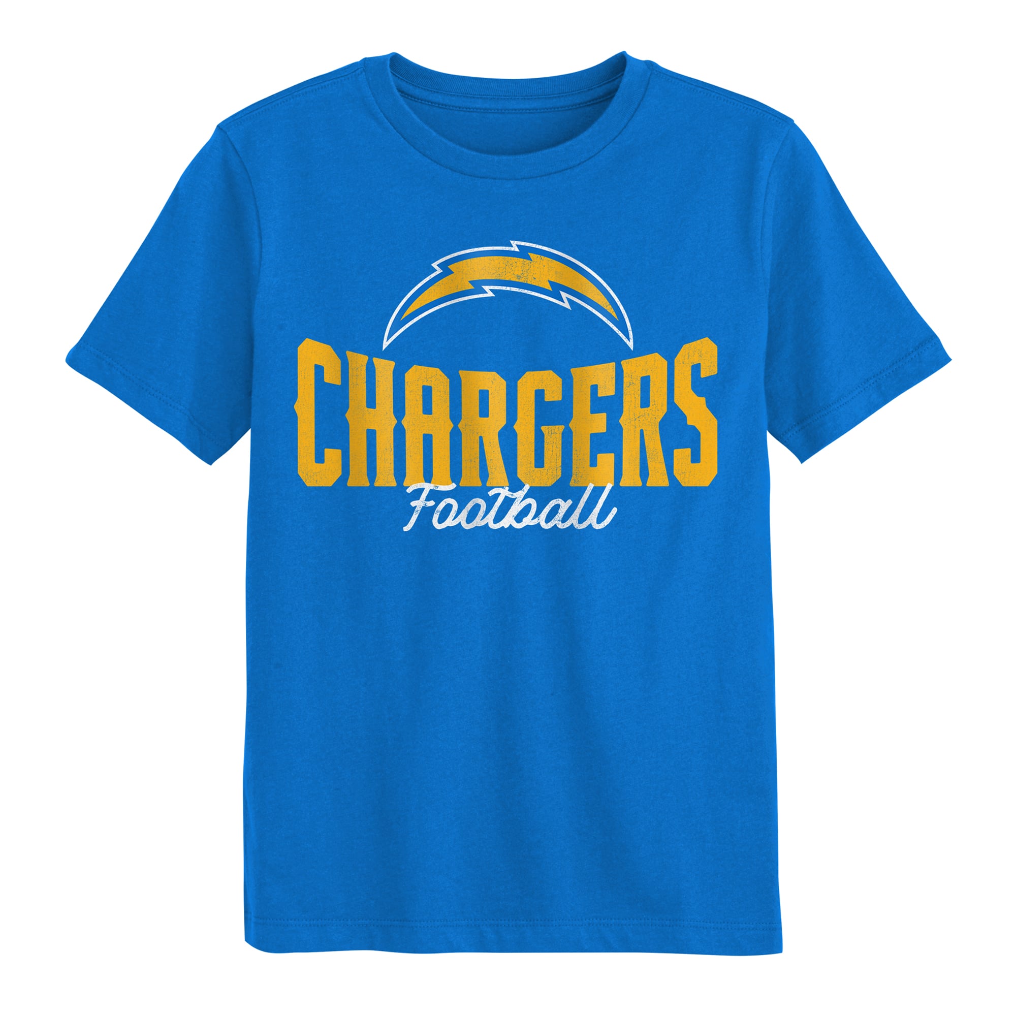 T-shirt Outerstuff bleu poudré Los Angeles Chargers, choix numéro un pour tout-petit