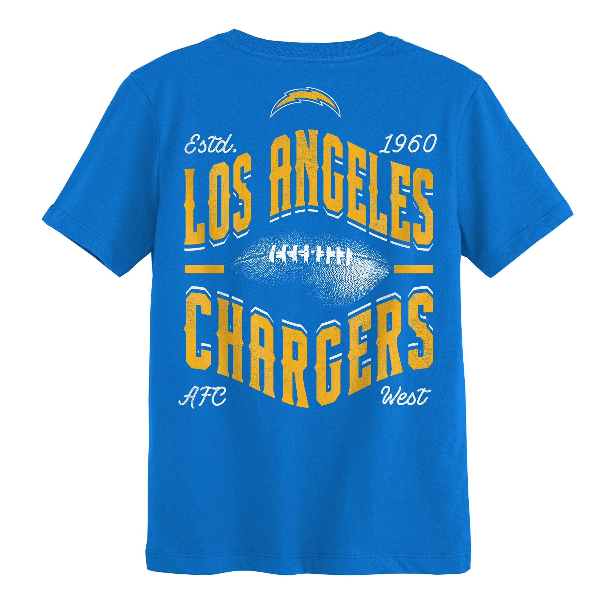 T-shirt Outerstuff bleu poudré Los Angeles Chargers, choix numéro un pour tout-petit