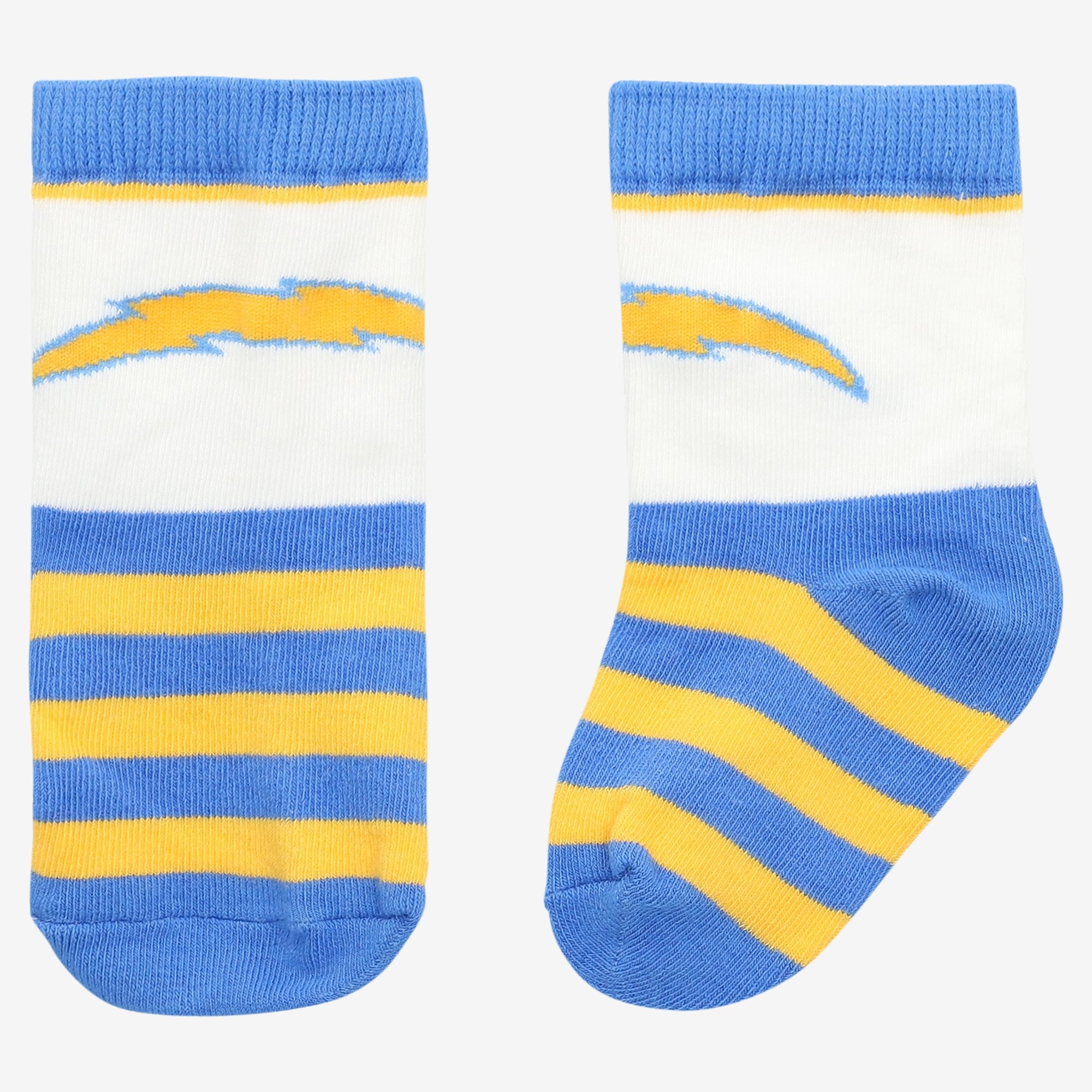 Chaussettes de rugby Los Angeles Chargers bleu poudré pour tout-petits