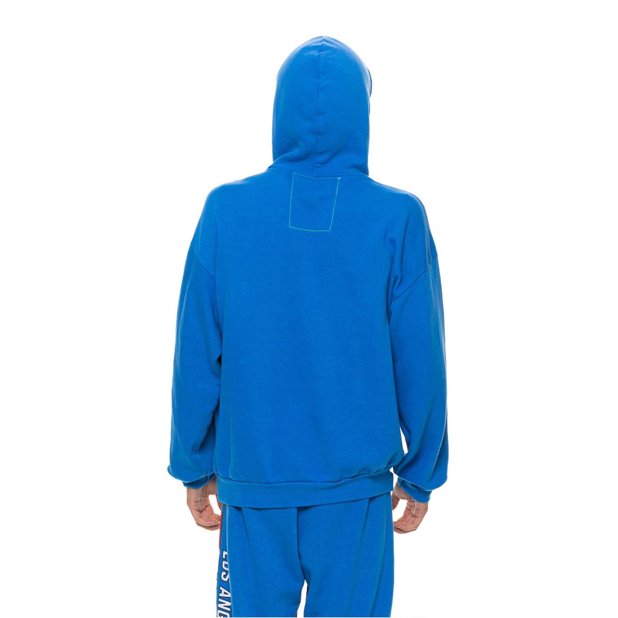 Sweat à capuche unisexe Aviator Nation bleu poudré Los Angeles Chargers, coupe décontractée, en mélange de trois matières.