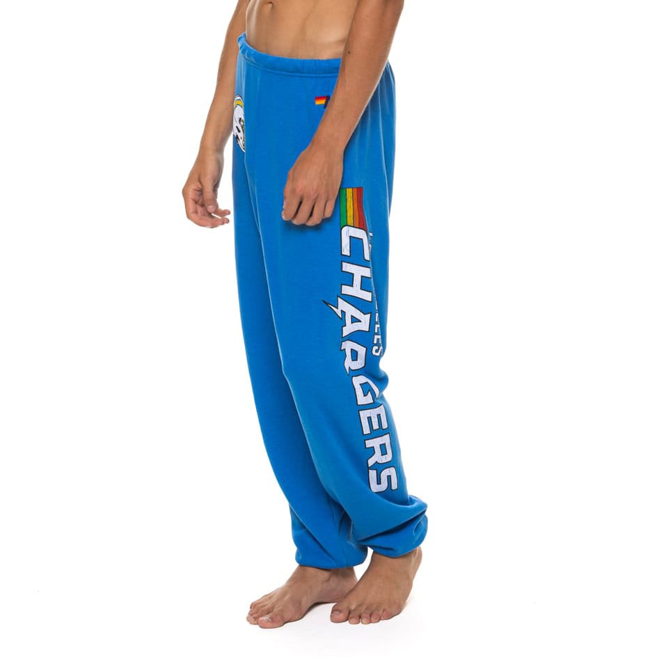 Pantalon de survêtement unisexe Aviator Nation bleu poudré Los Angeles Chargers en mélange trois matières