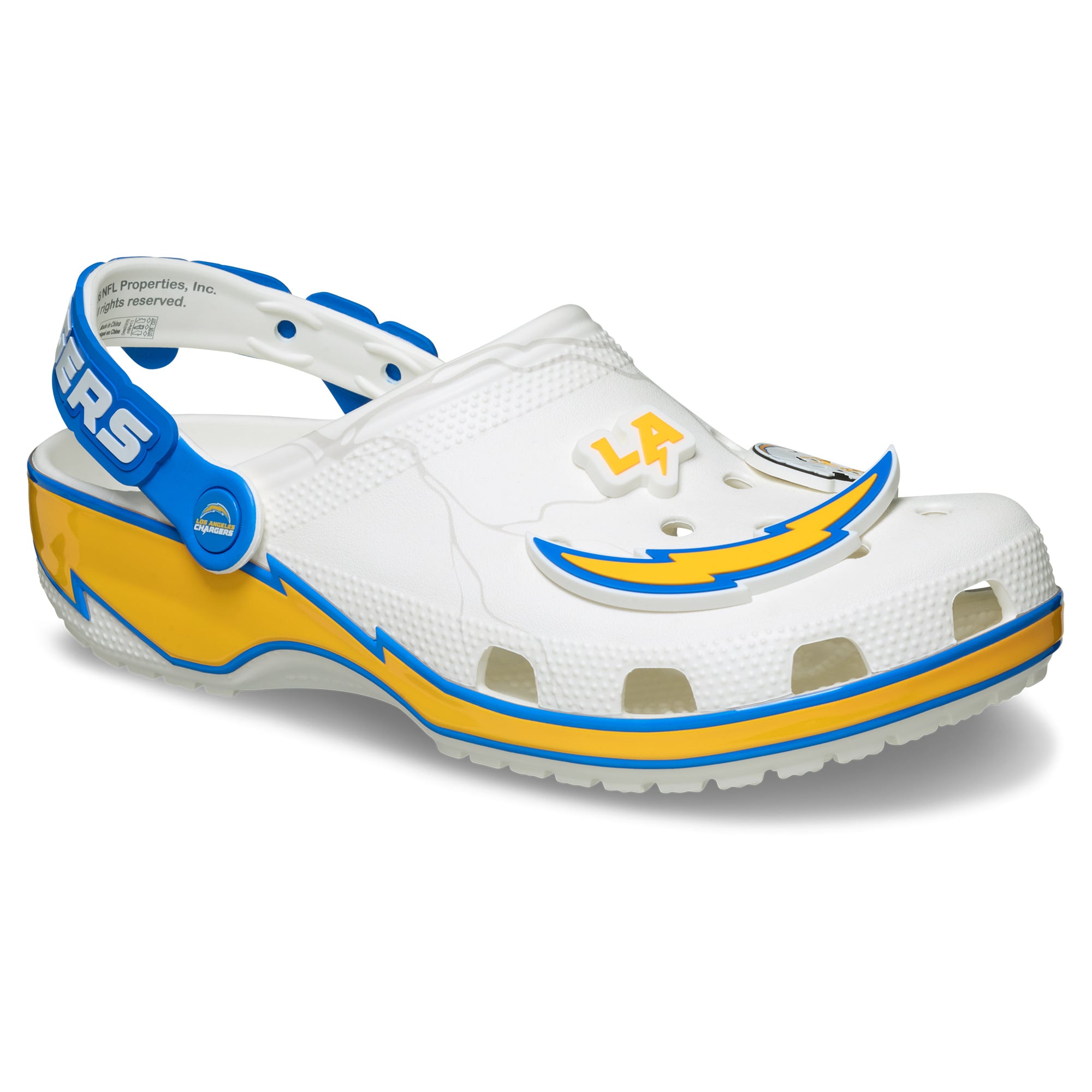 Unisex Crocs Los Angeles Chargers Classic Clog