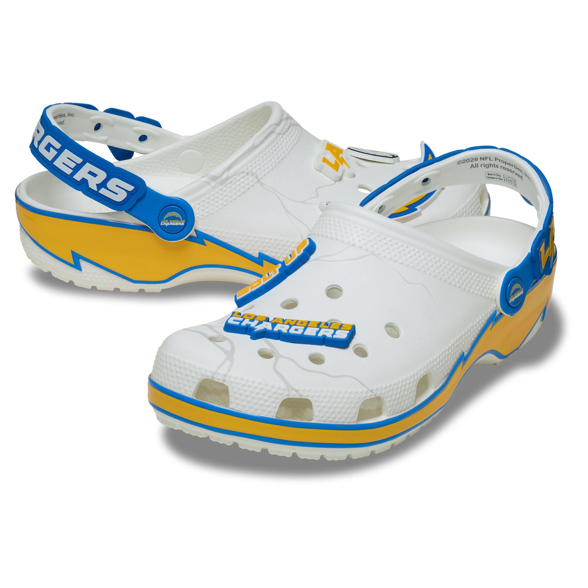 Unisex Crocs Los Angeles Chargers Classic Clog