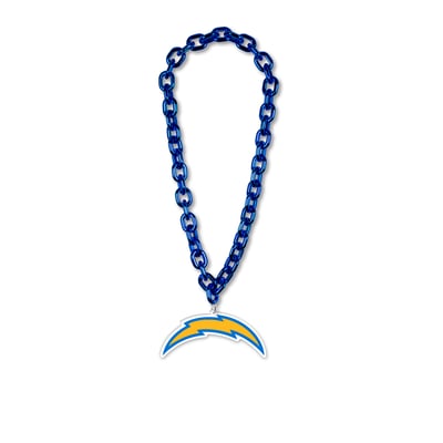 Los Angeles Chargers WinCraft Big Chain Logo Plastic Necklace