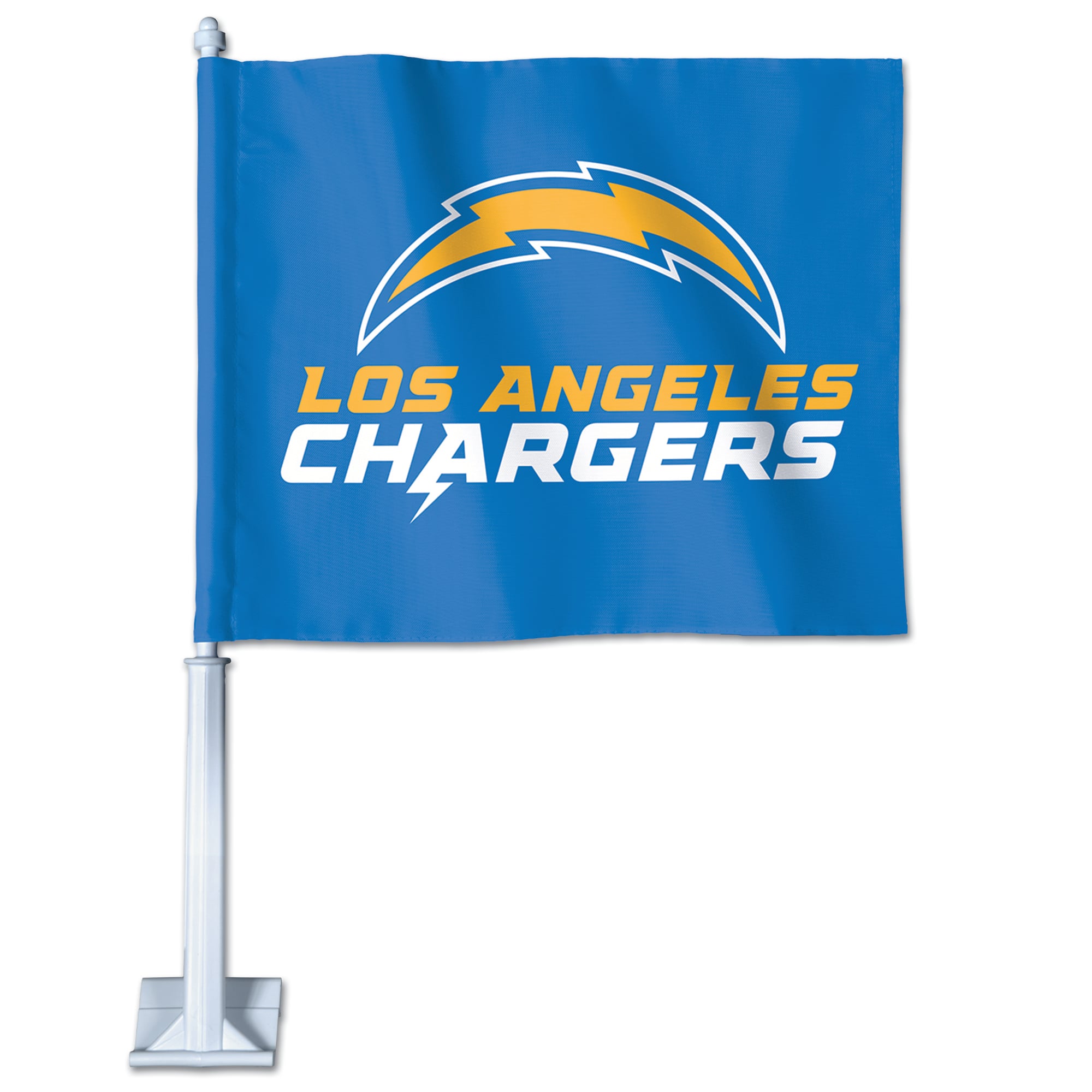 Drapeau de voiture double face WinCraft Los Angeles Chargers