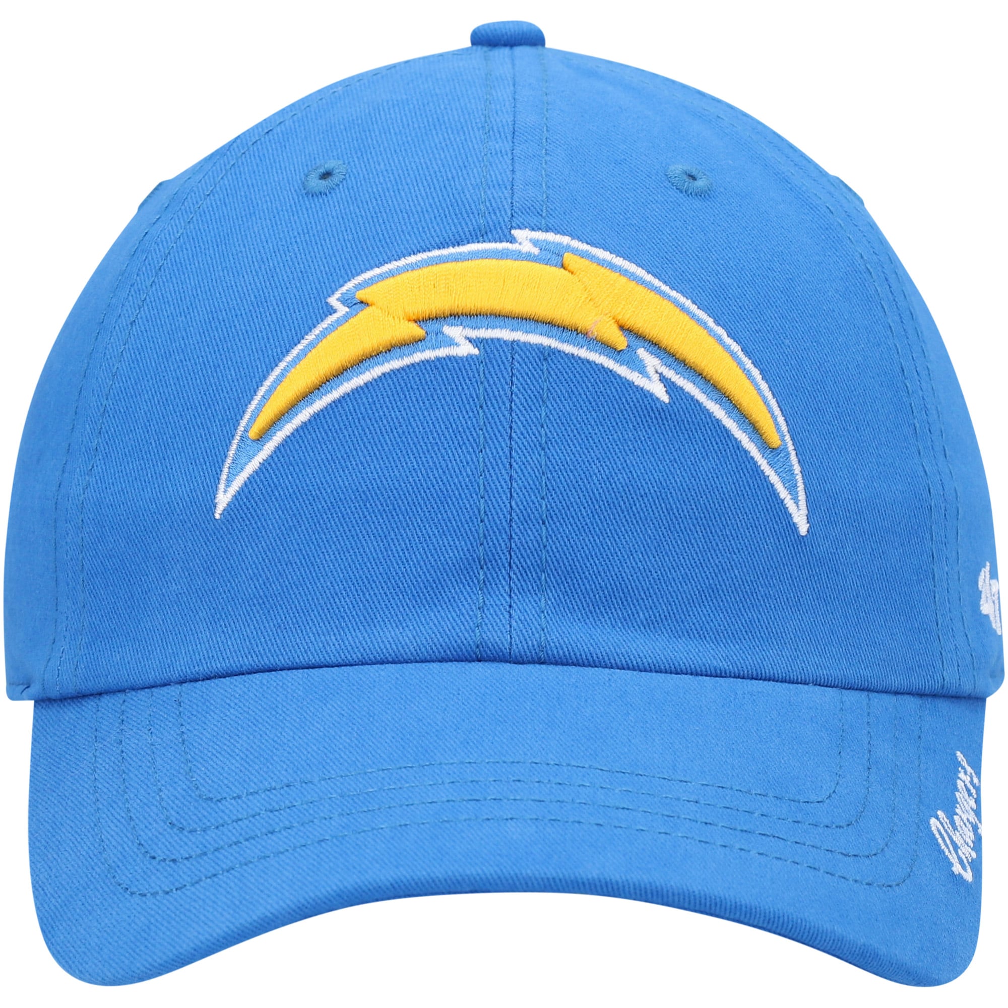 Women's '47 Powder Blue Los Angeles Chargers Miata Clean Up Adjustable Hat