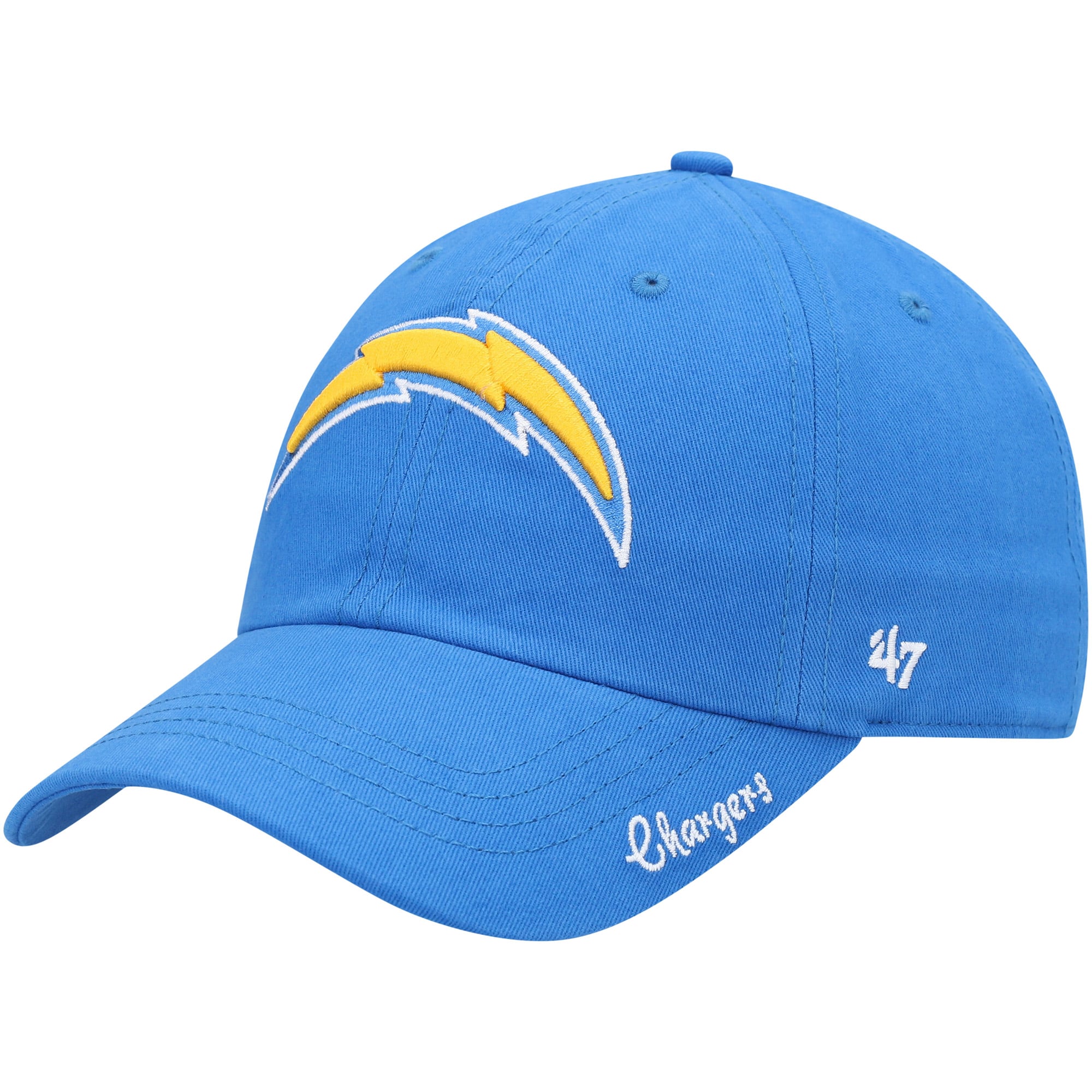 Women's '47 Powder Blue Los Angeles Chargers Miata Clean Up Adjustable Hat