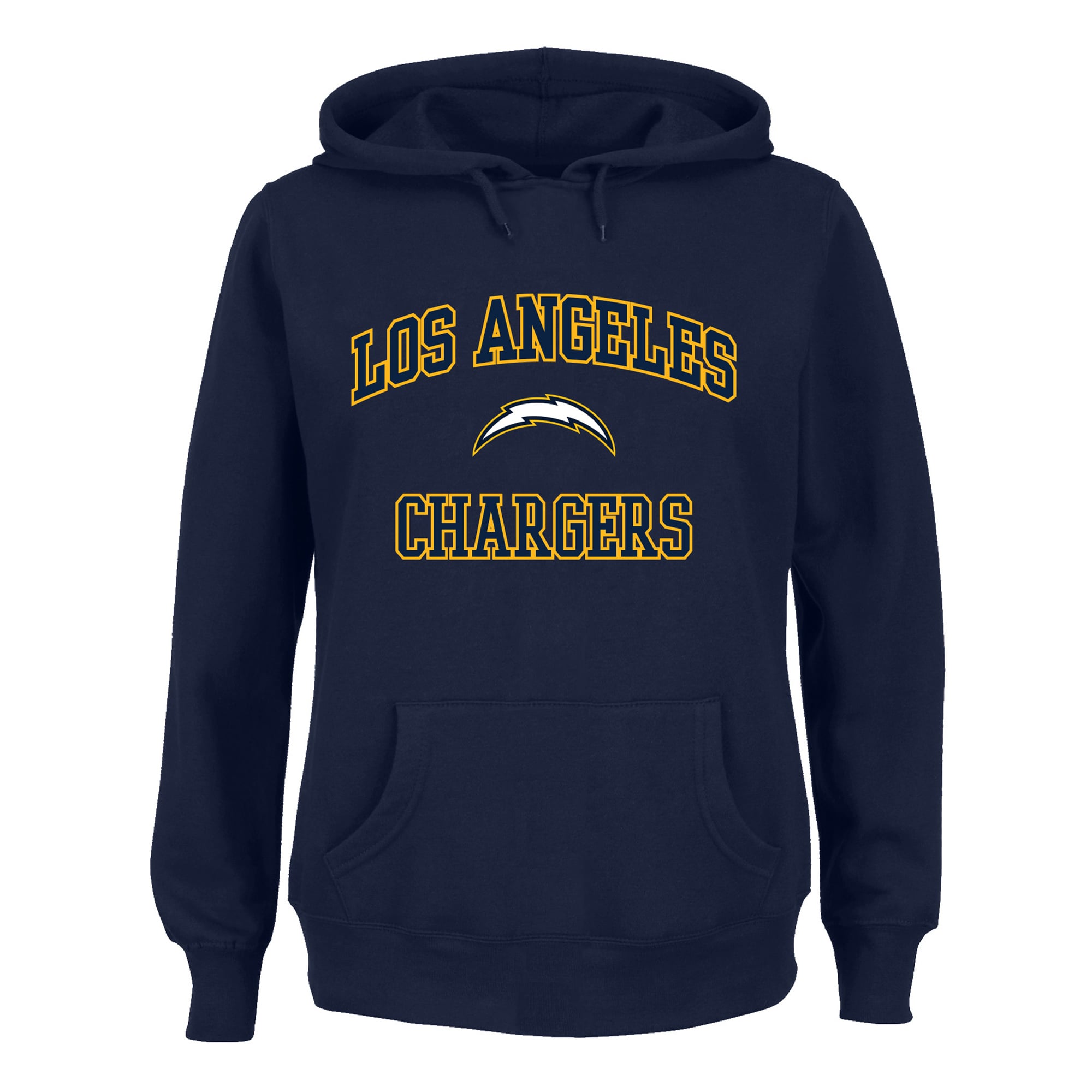Women's Fanatics Navy Los Angeles Chargers Plus Heart & Soul Hoodie