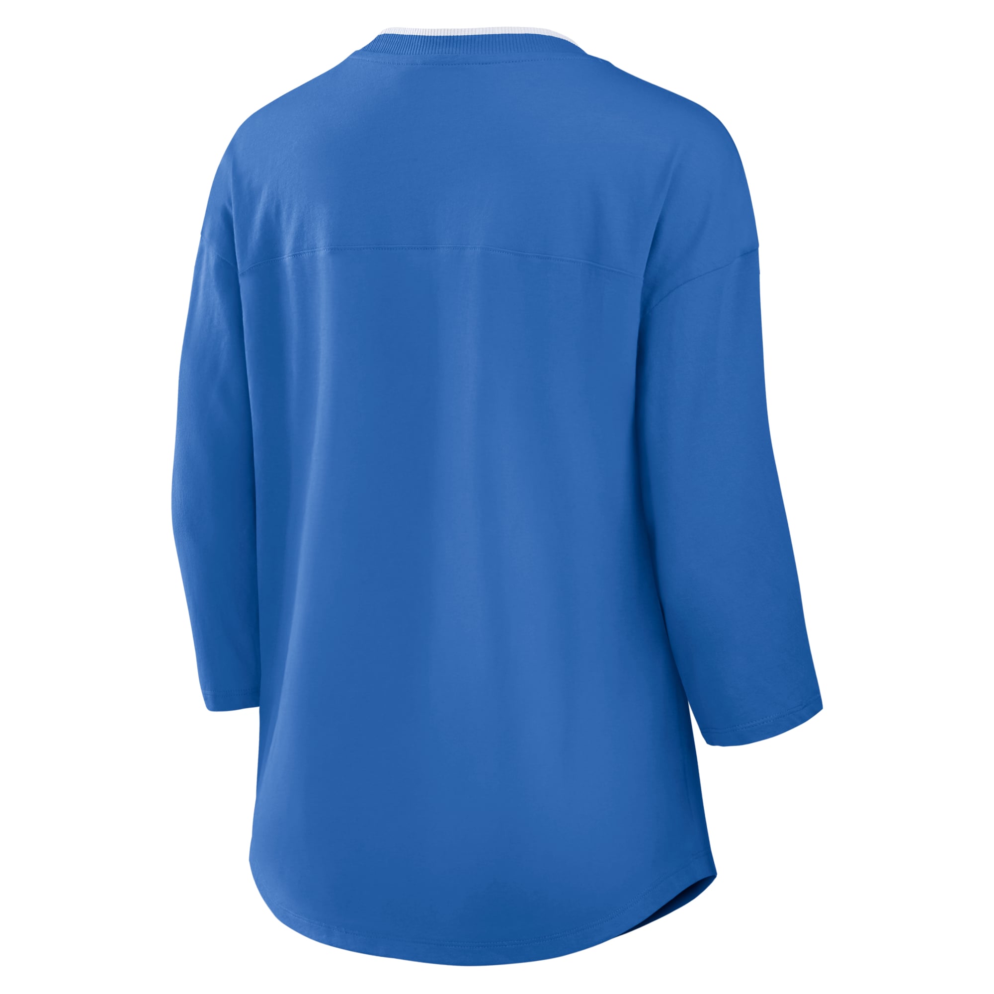 Women's Fanatics Powder Blue Los Angeles Chargers Plus Deceptive Juke 3/4-Sleeve V-Neck T-Shirt