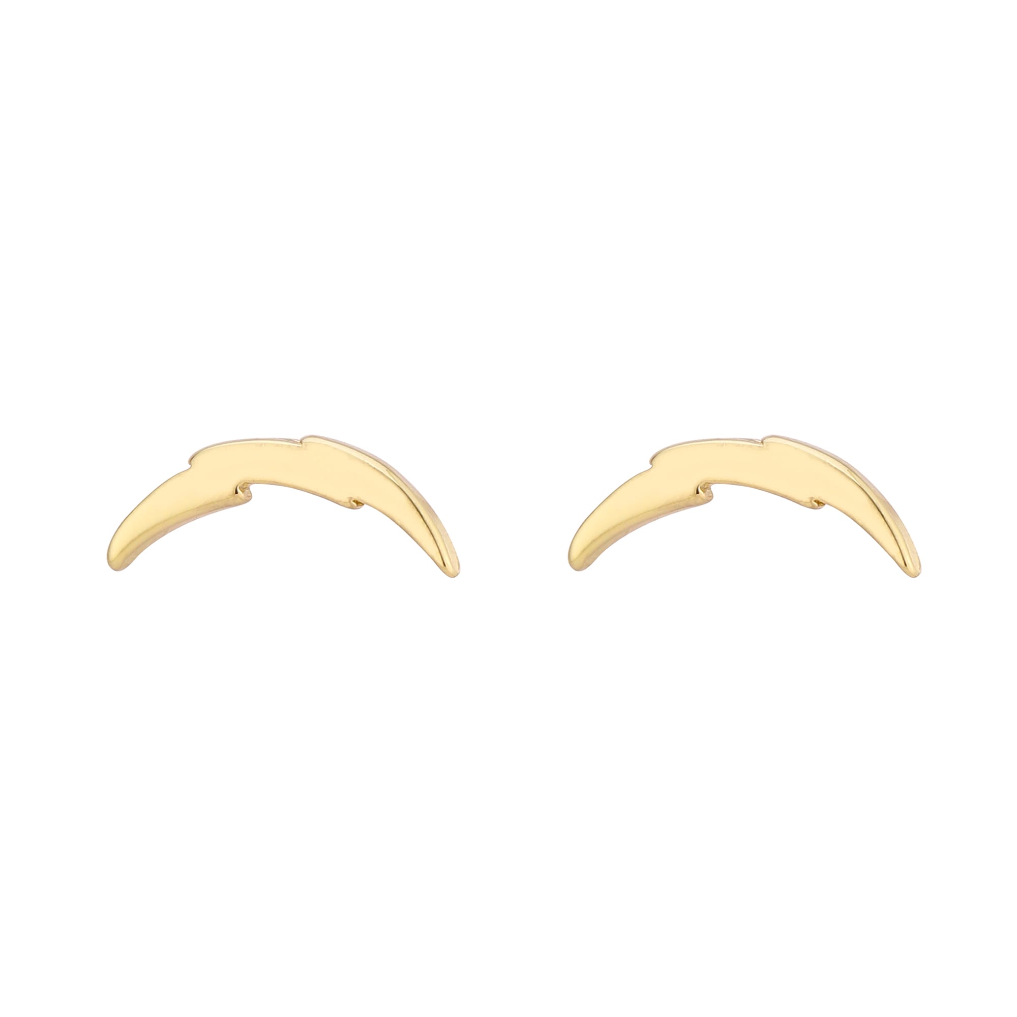 Boucles d'oreilles puces pour femmes LUV AJ Gold avec logo des Los Angeles Chargers